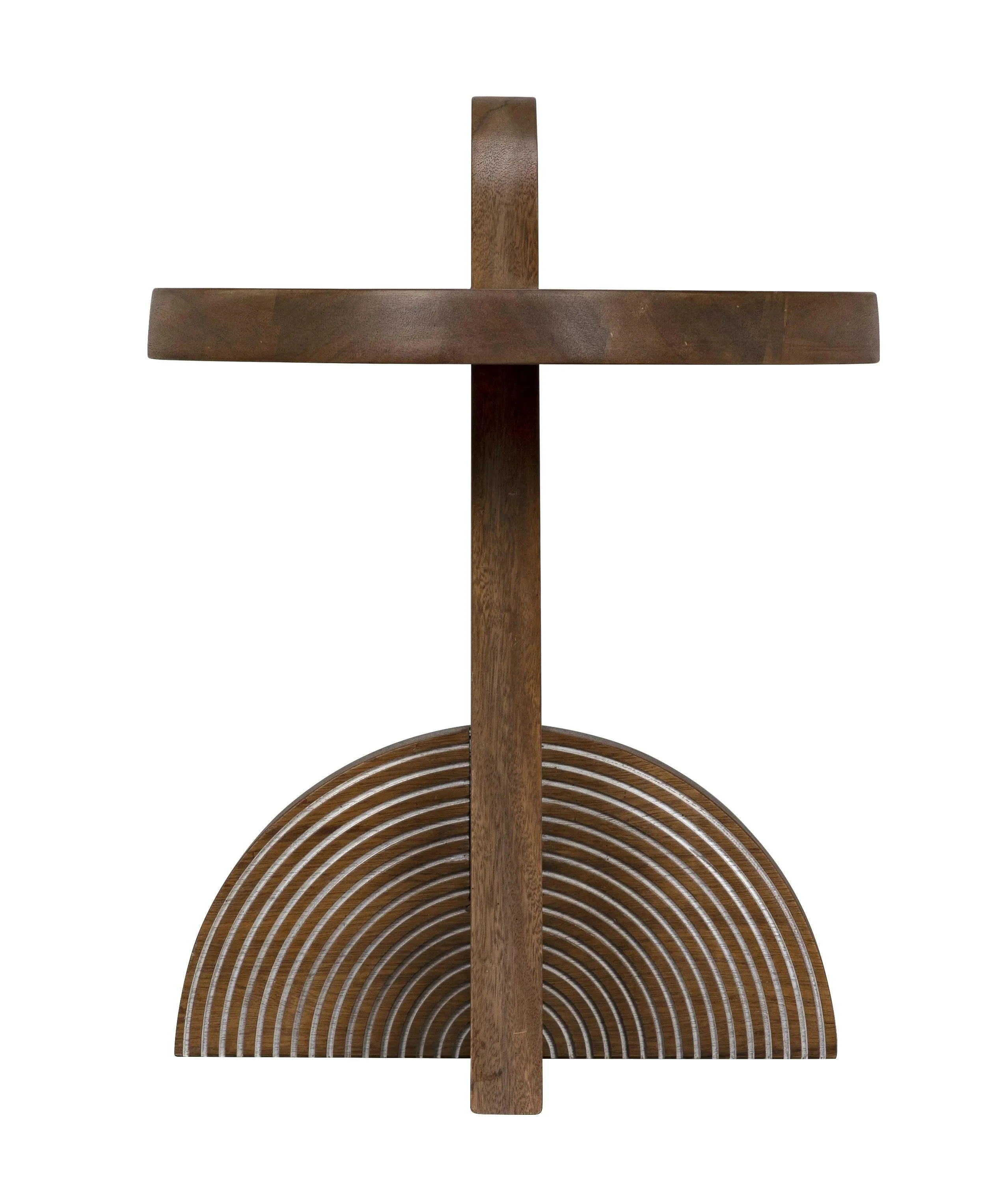 Saturn Side Table, Dark Walnut - Remutear