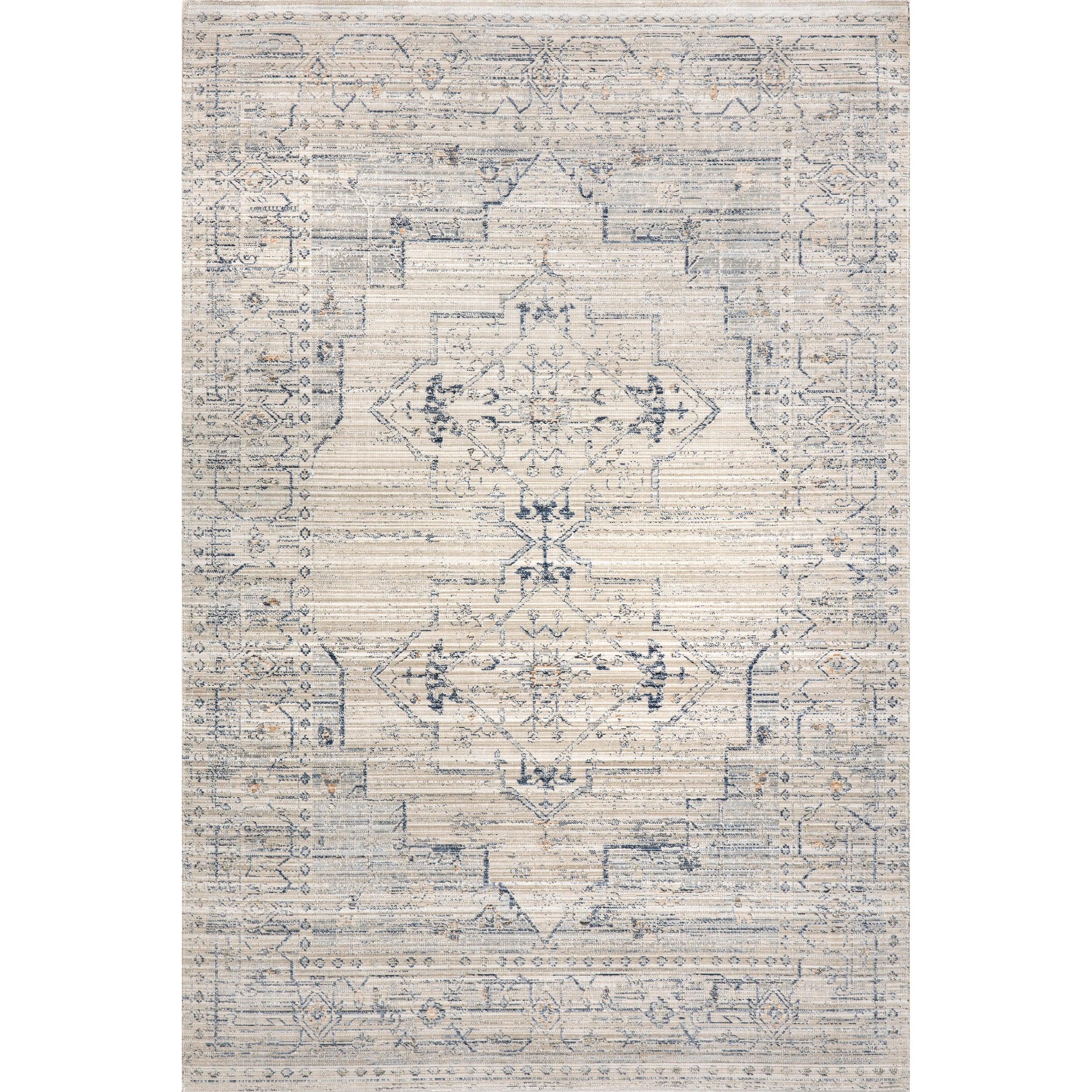 Lolita Faded Machine Washable Indoor/Outdoor Area Rug - Remutear