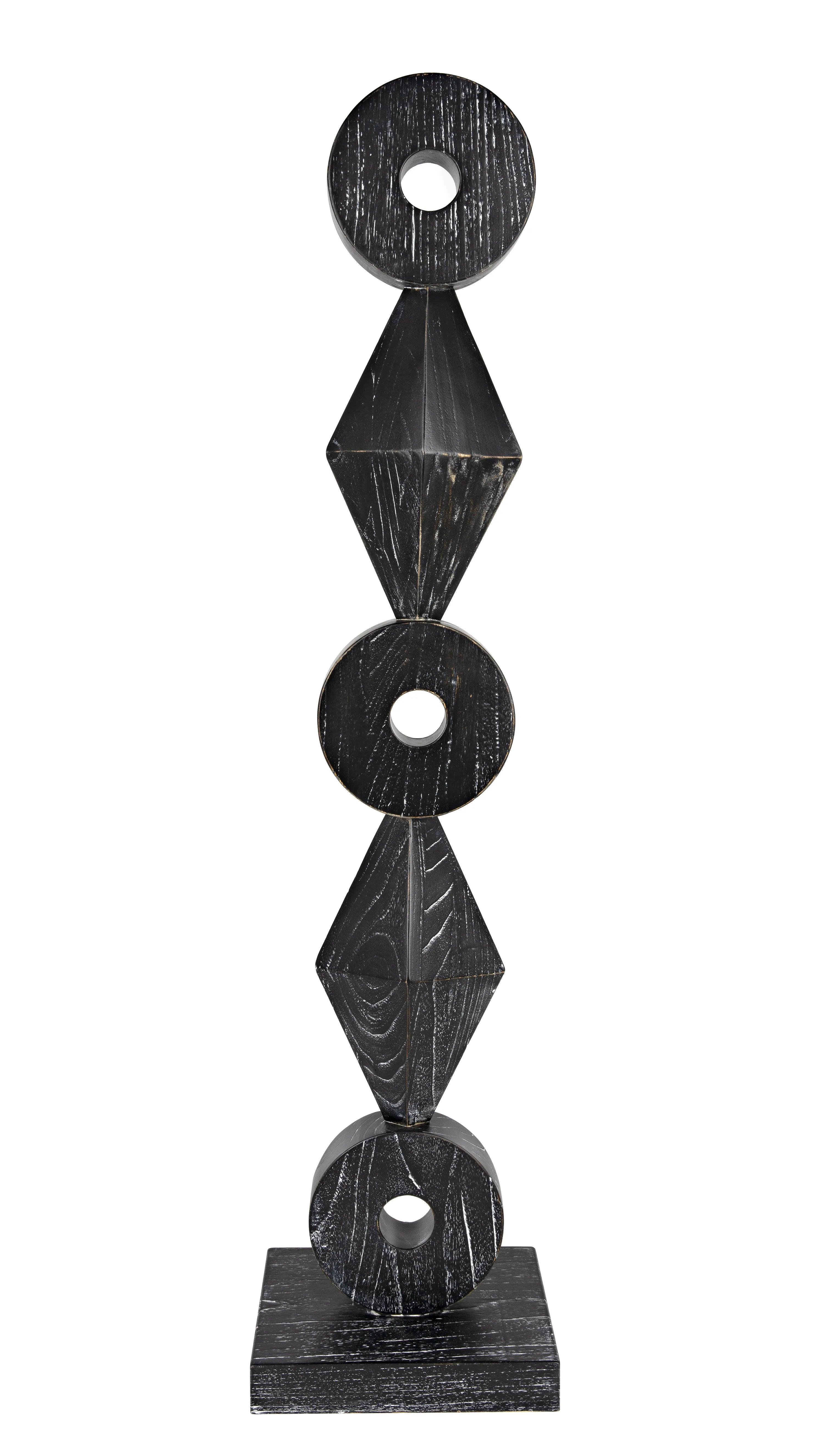 Totem Sculpture, Cinder Black - Remutear