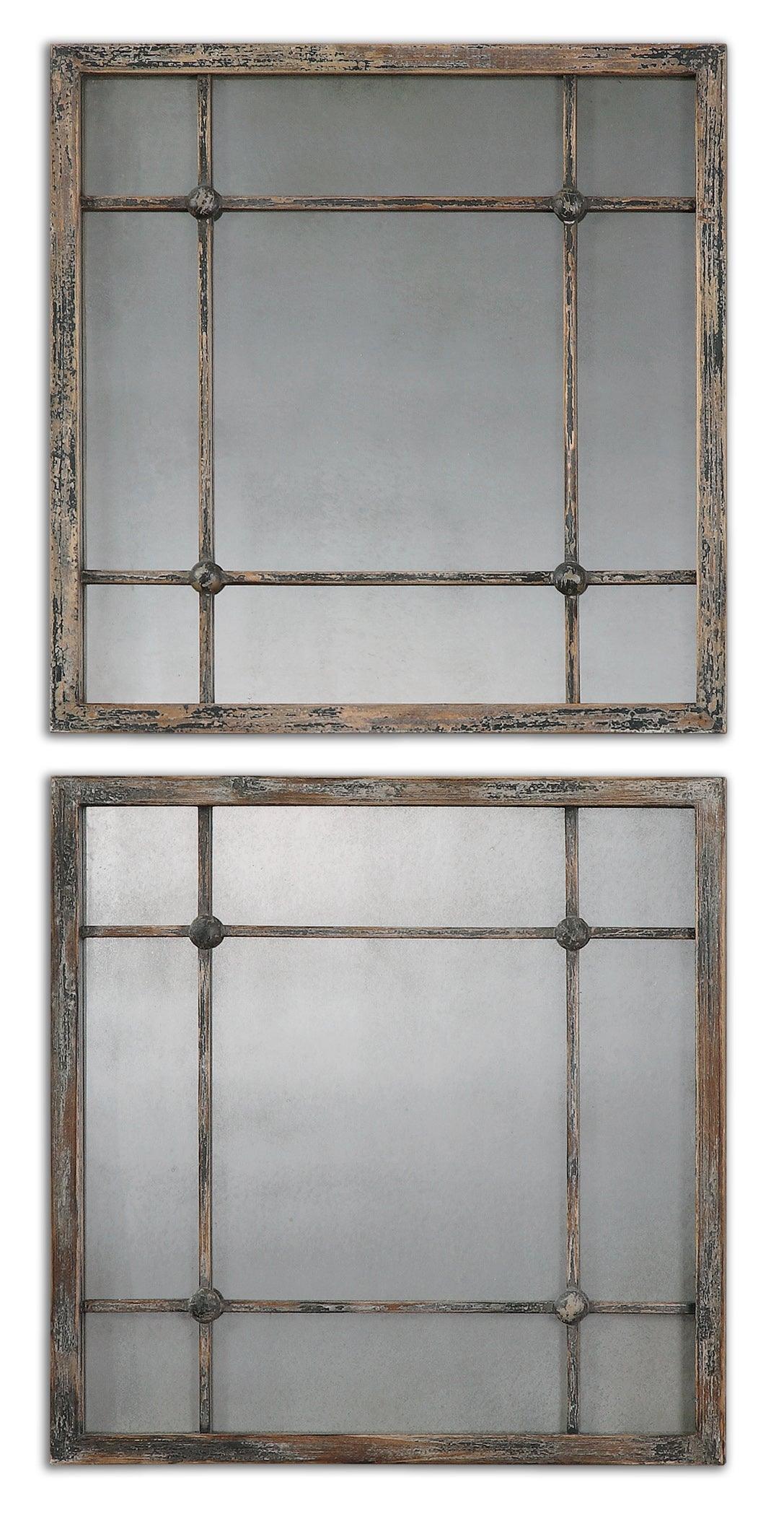 SARAGANO SQUARE MIRRORS SET/2 - Remutear