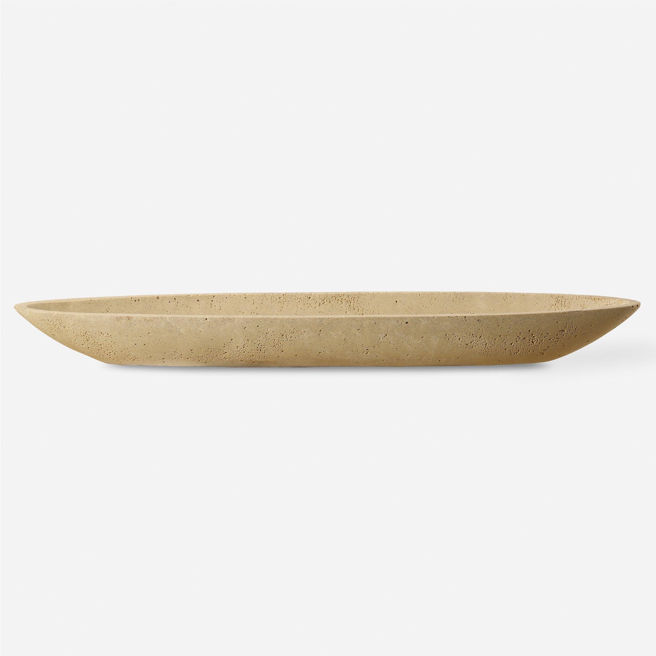 Vessel Cast Ivory Canoe Bowl - Remutear