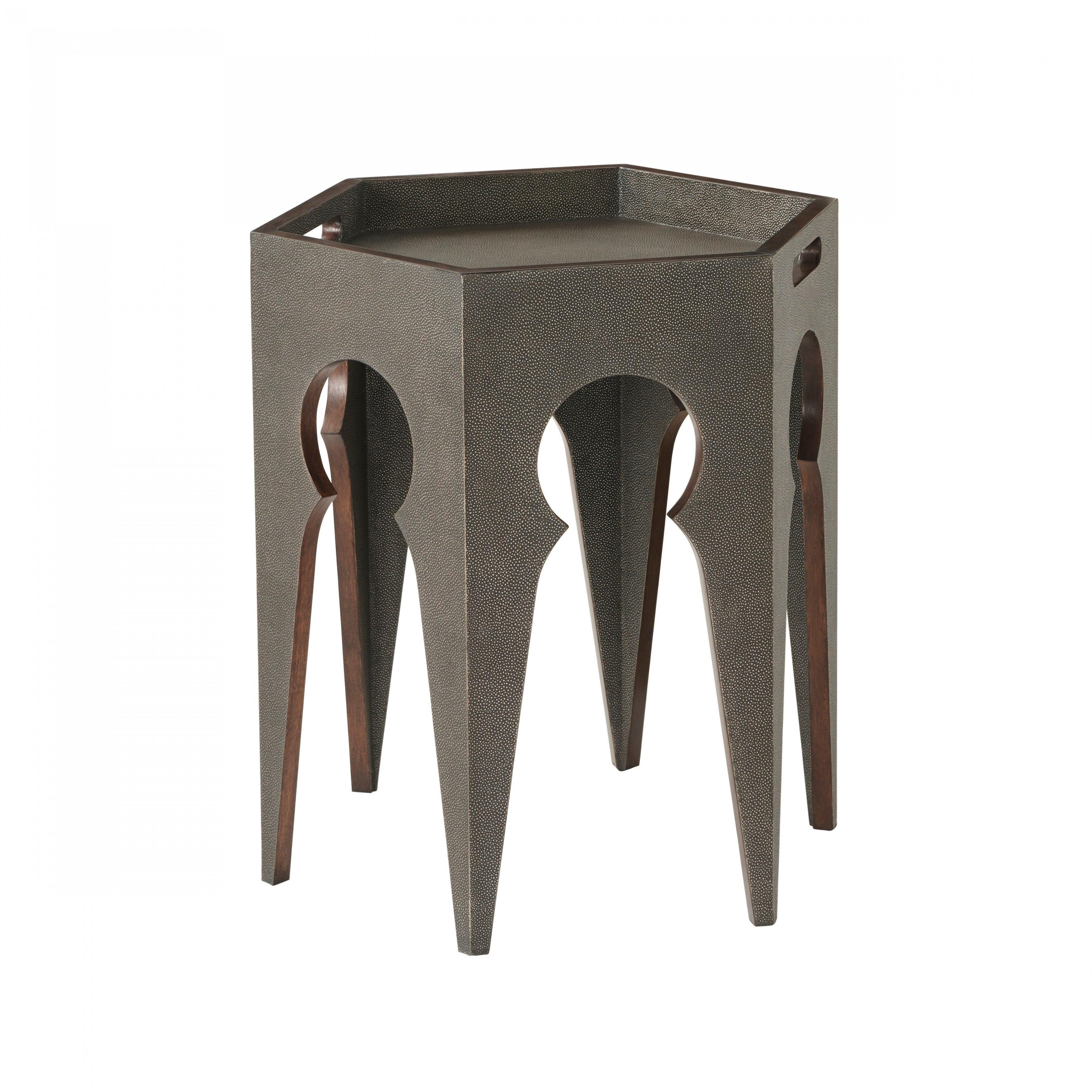 Radium Hexagonal Accent Table - Remutear