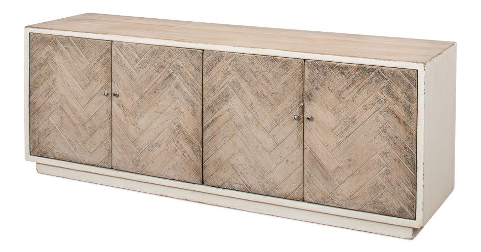 Amalia Tv Stand - Antique White - Remutear