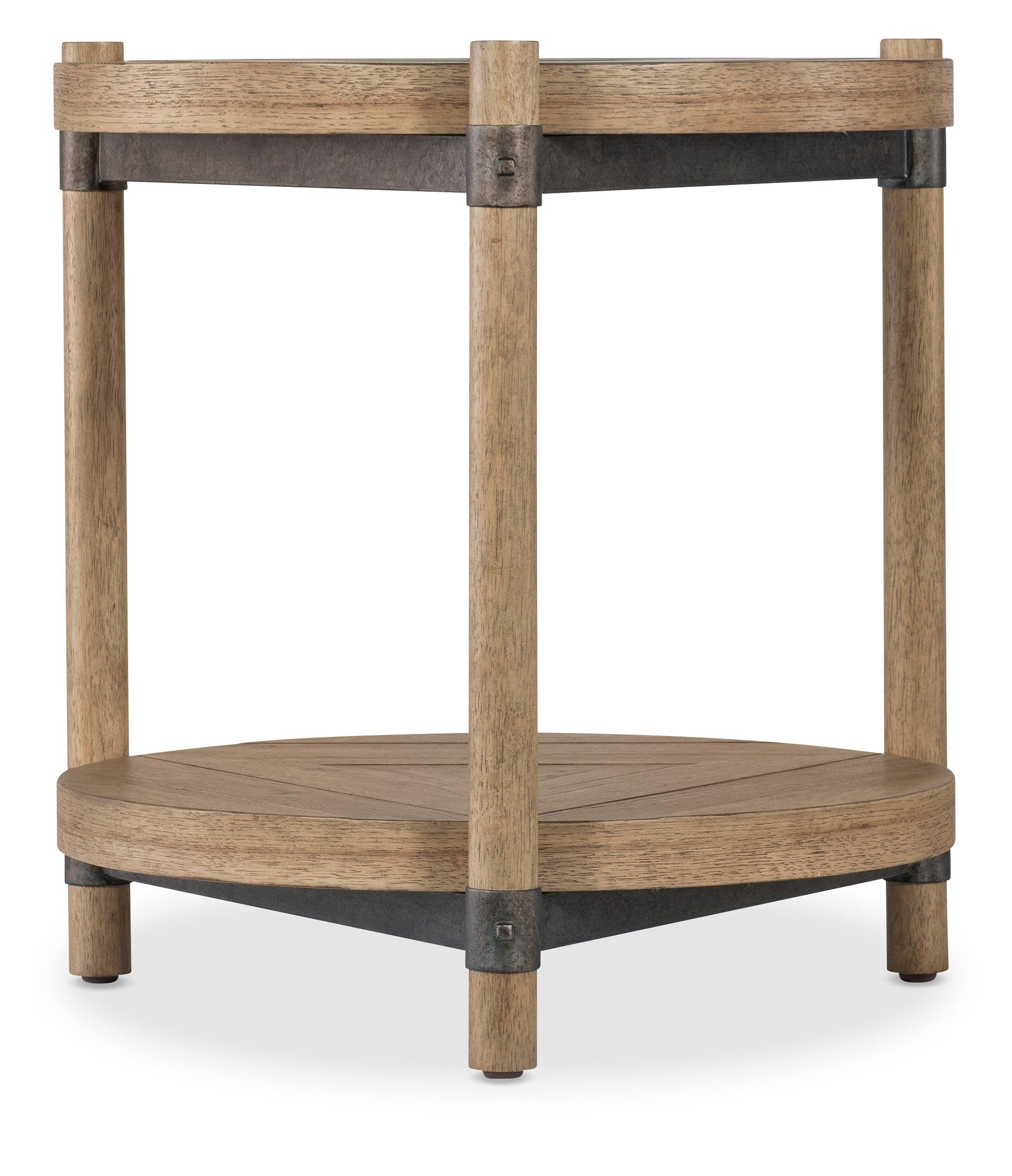 Vineyard Row Round End Table - Remutear