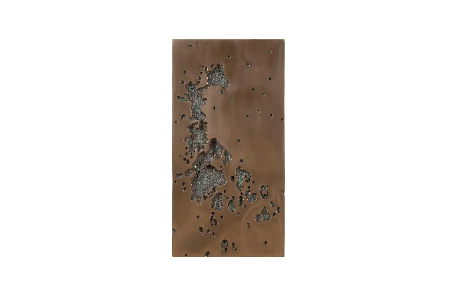 Splotch Wall Art 1, Rectangle, Bronze Finish - Remutear