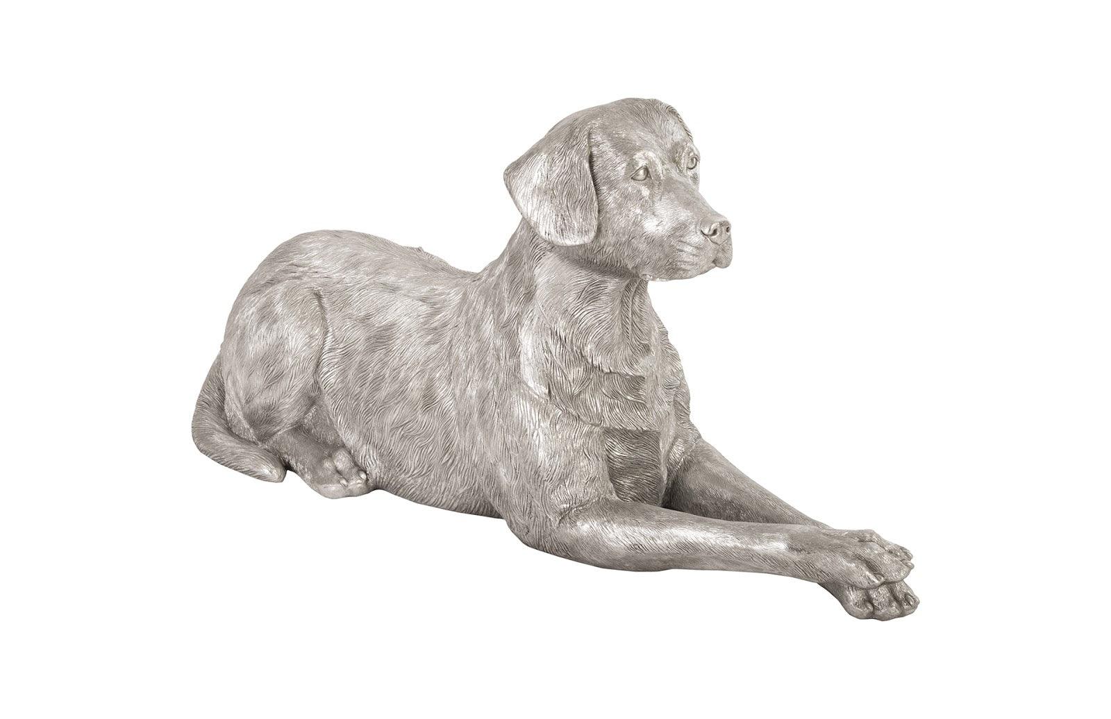 Labrador, Laying, Silver Leaf - Remutear