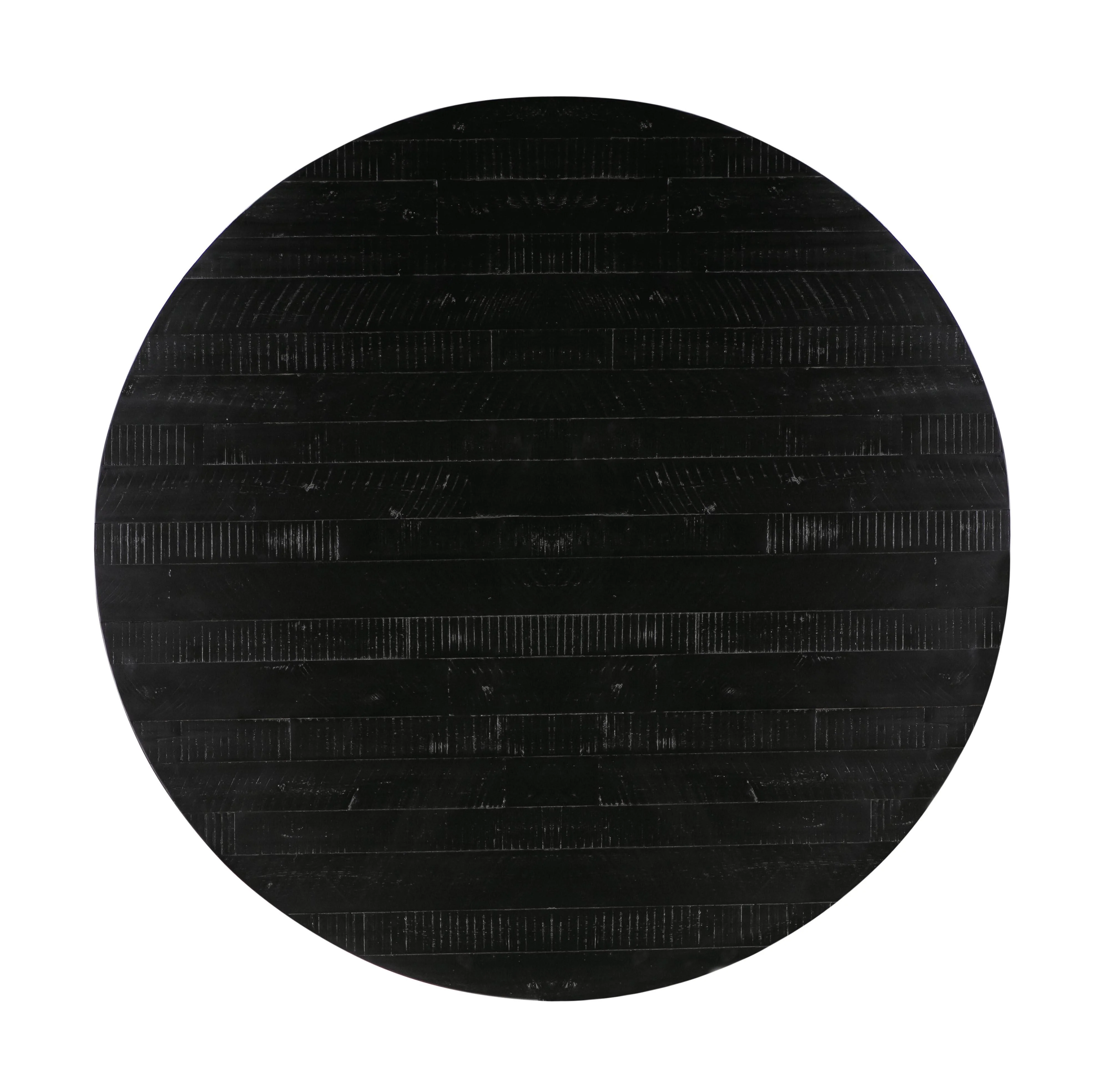 Rishi Black Rope Round Table - Remutear