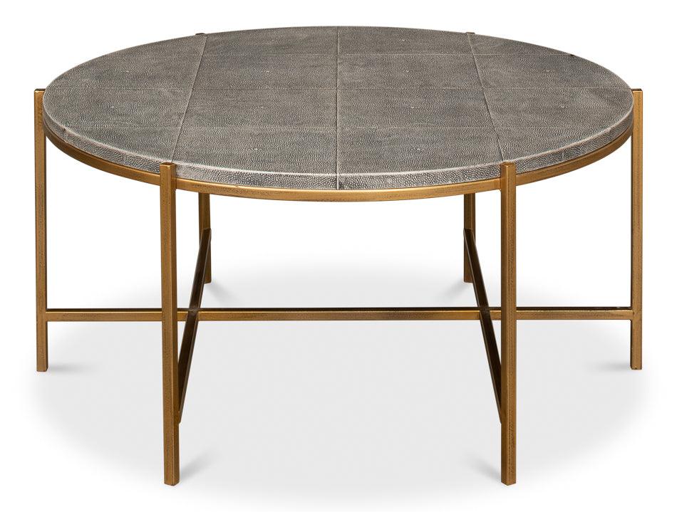 Grey Shagreen Coffee Table - Remutear