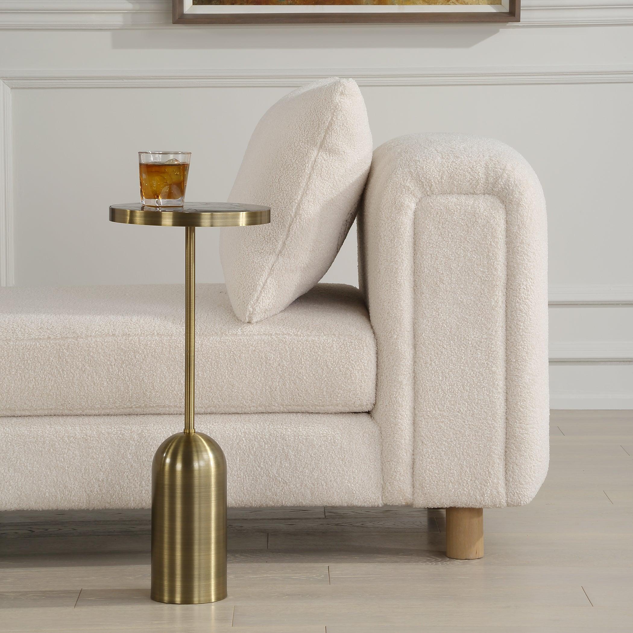 Pascal Brass Drink Table - Remutear