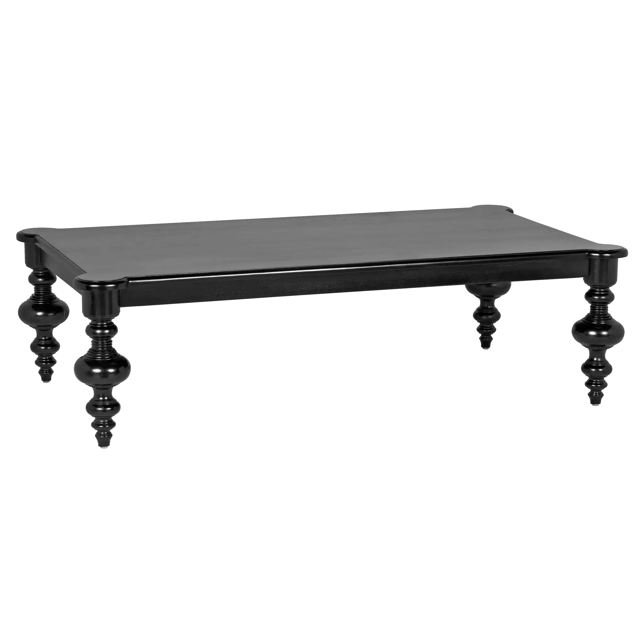 Graff Coffee Table, Hand Rubbed Black - Remutear