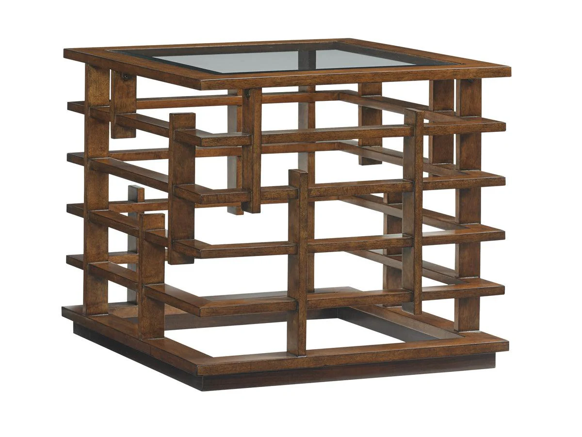 Island Fusion Nobu Square Lamp Table - Remutear
