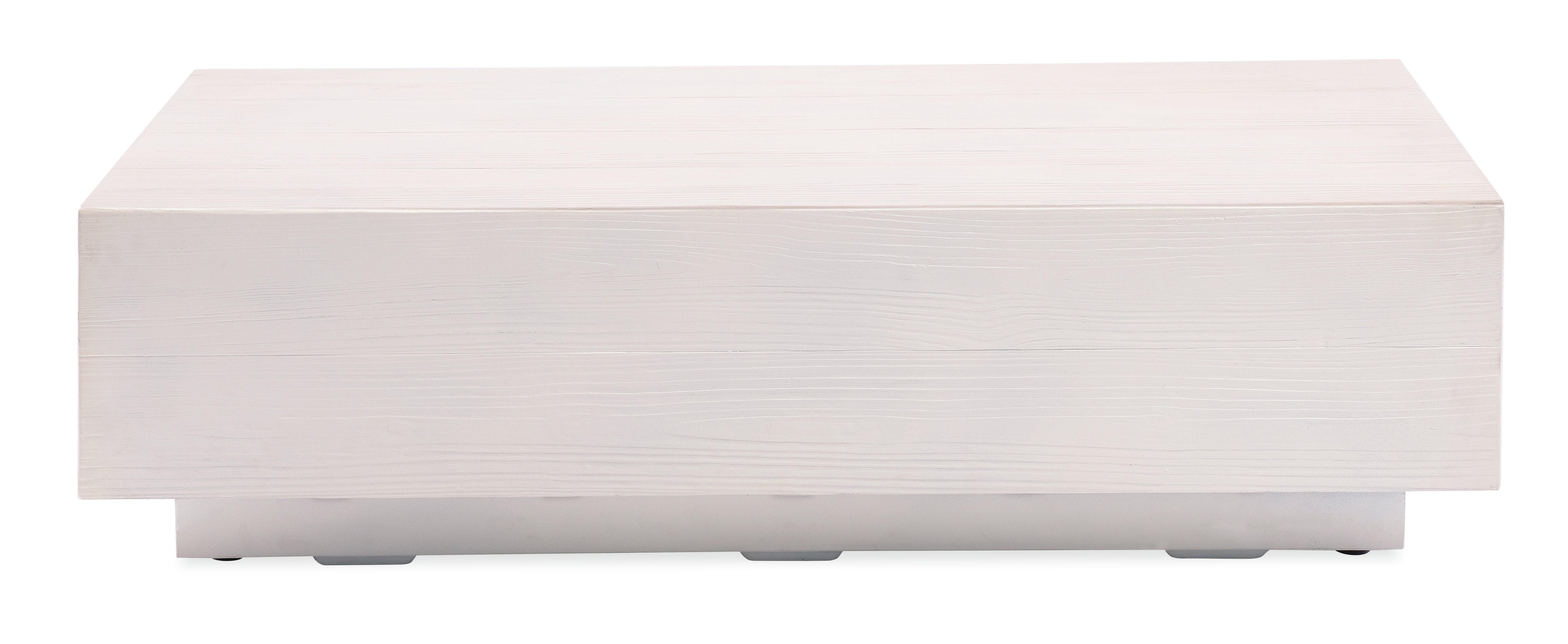 GRFC Faux Bois Coffee Table, Bone Finish - Remutear