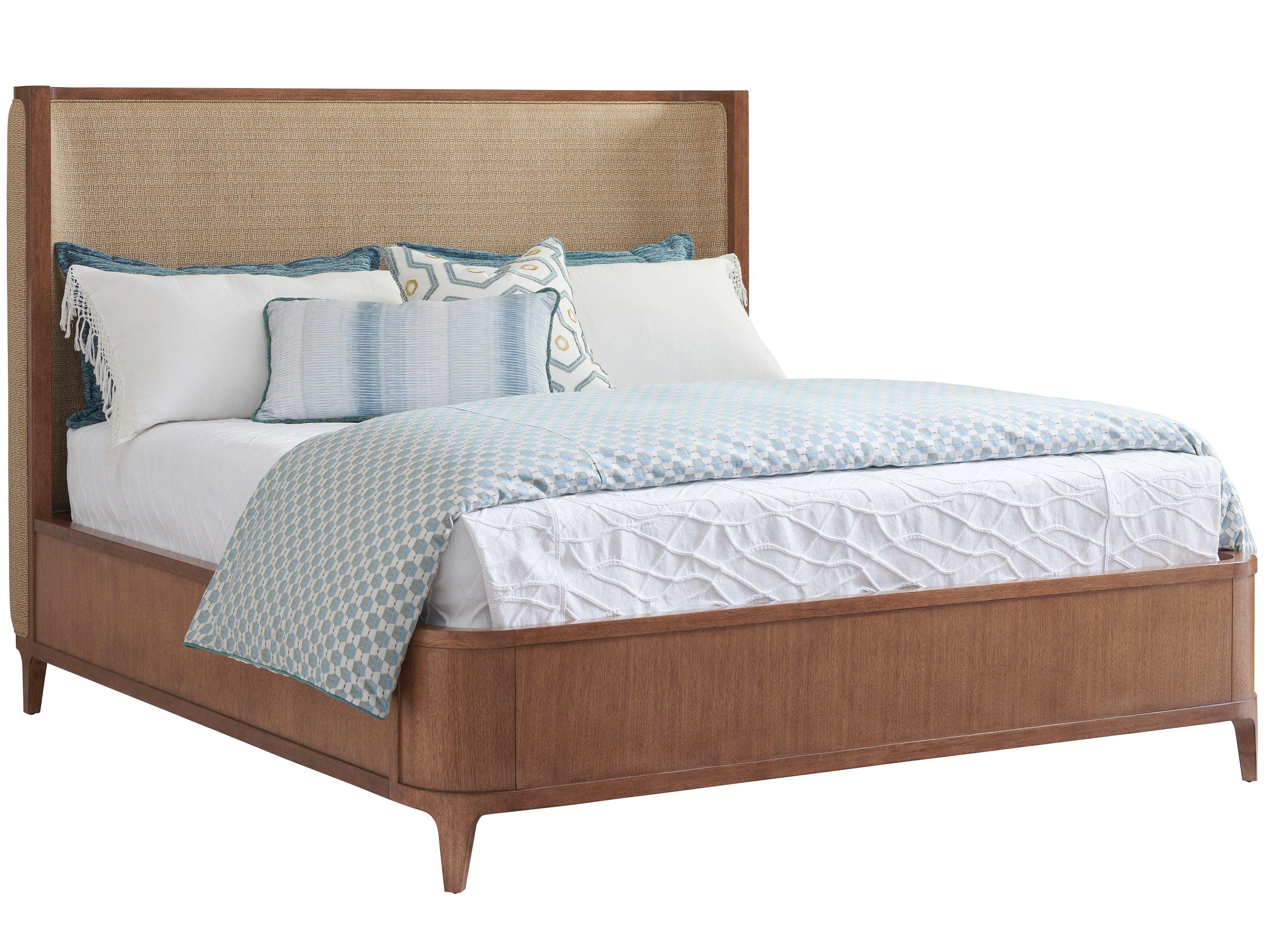 Palm Desert Villa Park Upholstered Bed - Remutear