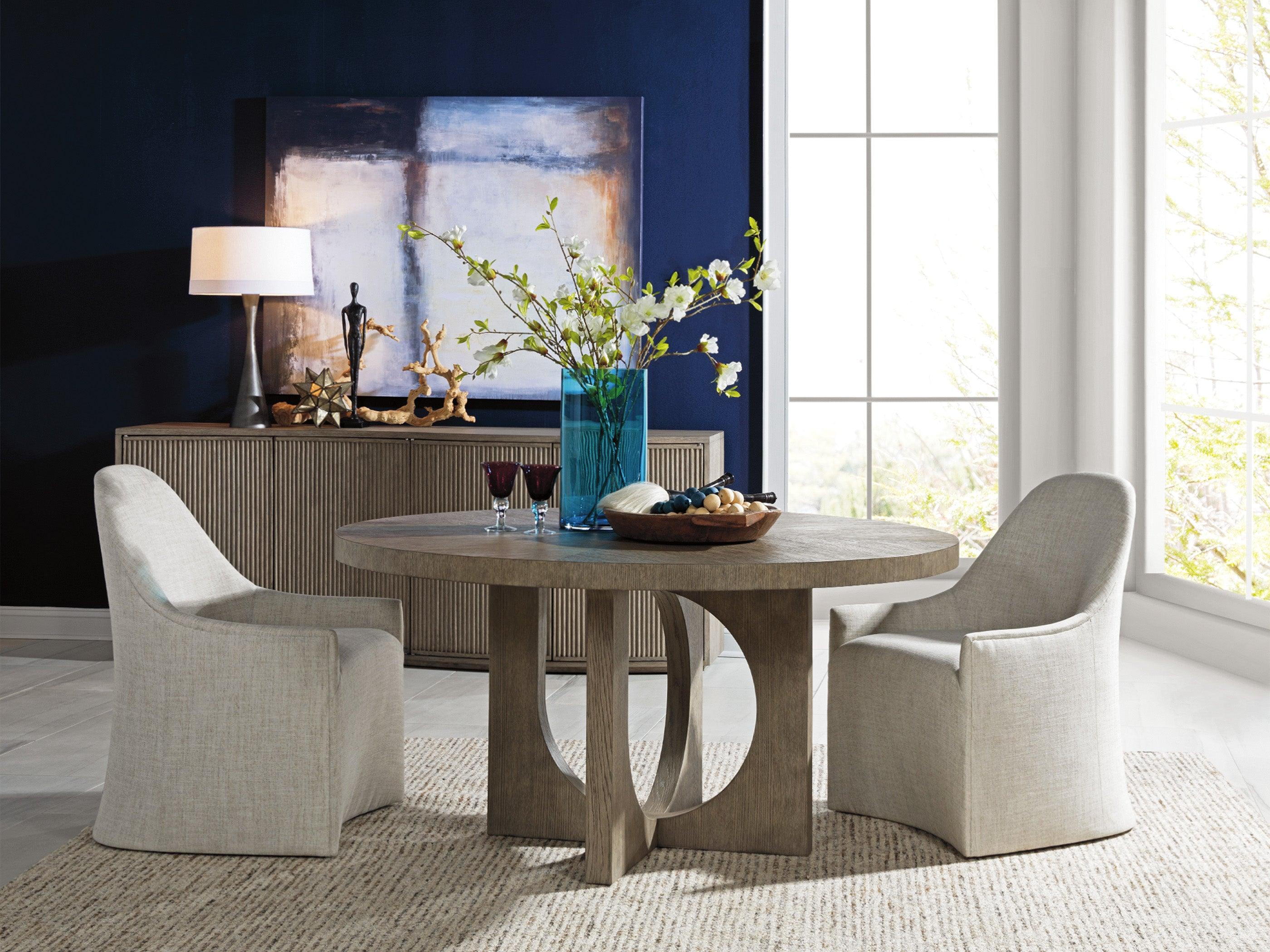 Signature Designs Apostrophe Round Dining Table - Remutear