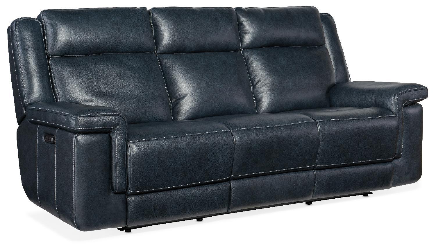 Montel Lay Flat Power Sofa with Power Headrest & Lumbar - Remutear