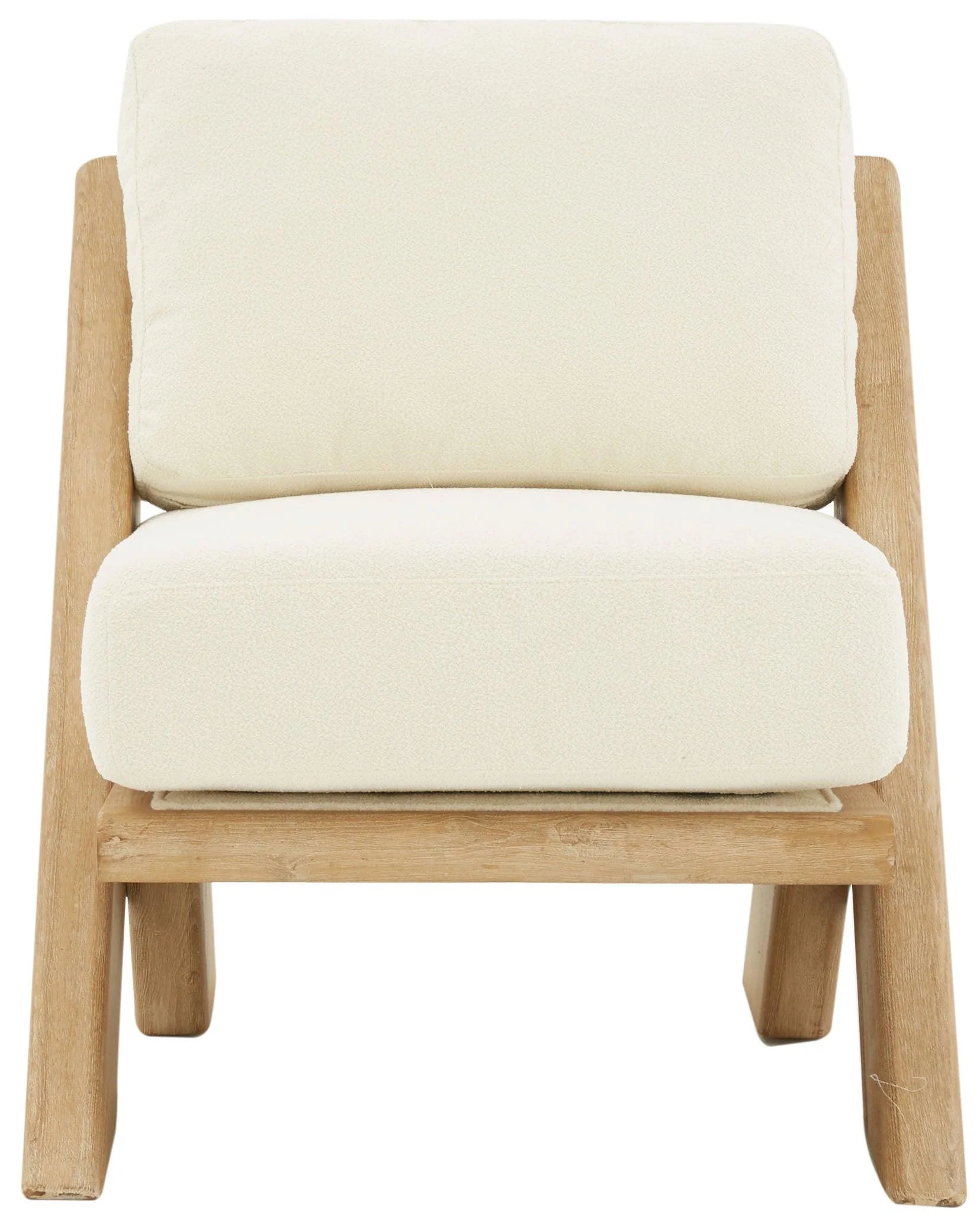 VIVIEN WOOD FRAME ACCENT CHAIR - Remutear
