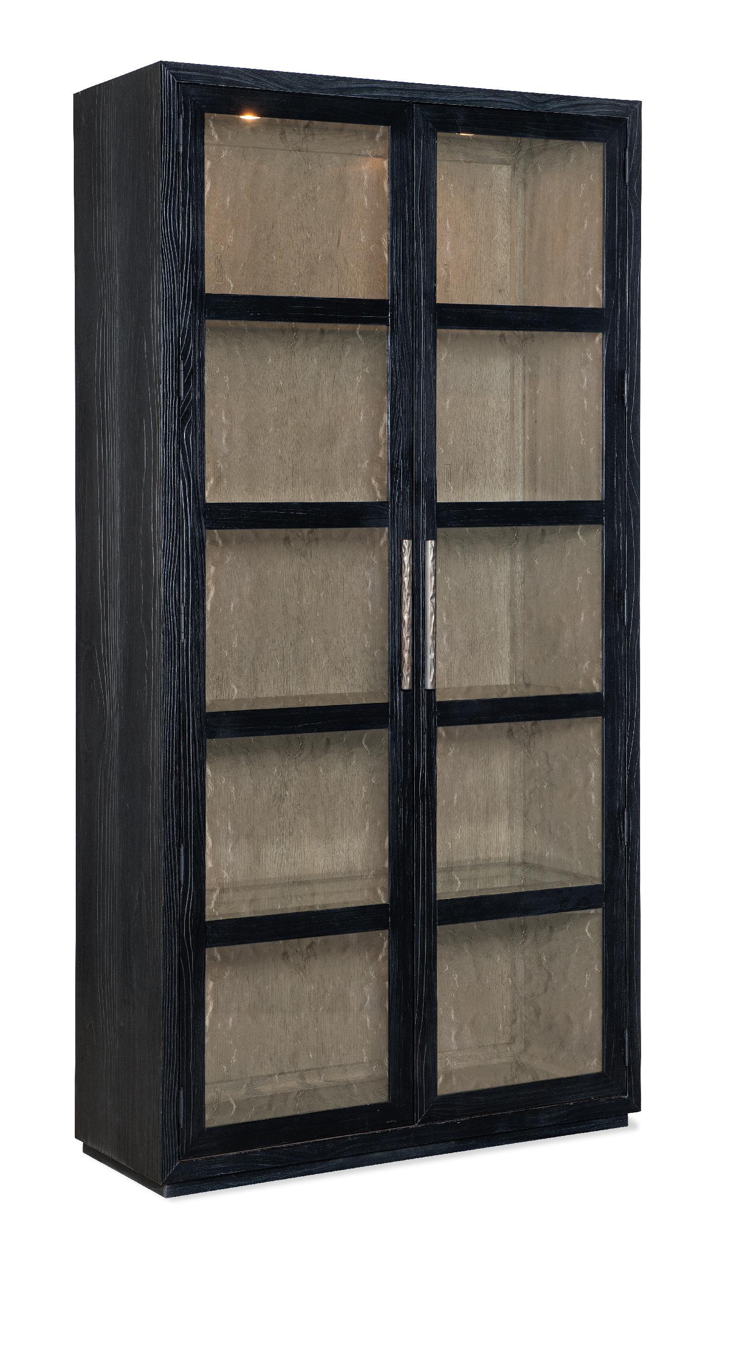 Linville Falls Shou Sugi Ban Curio Cabinet - Remutear