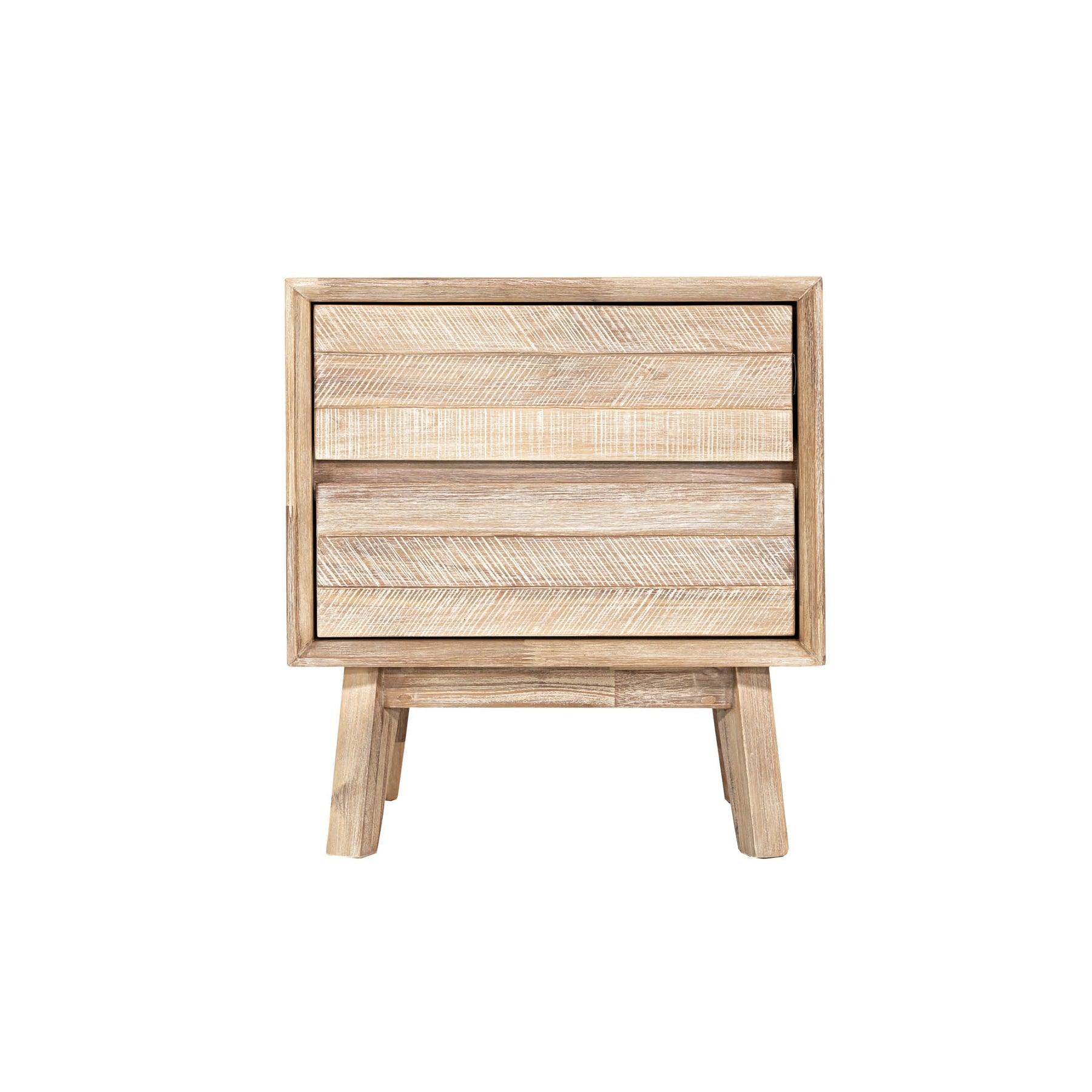 Gia 2 Drawer Nightstand - Remutear