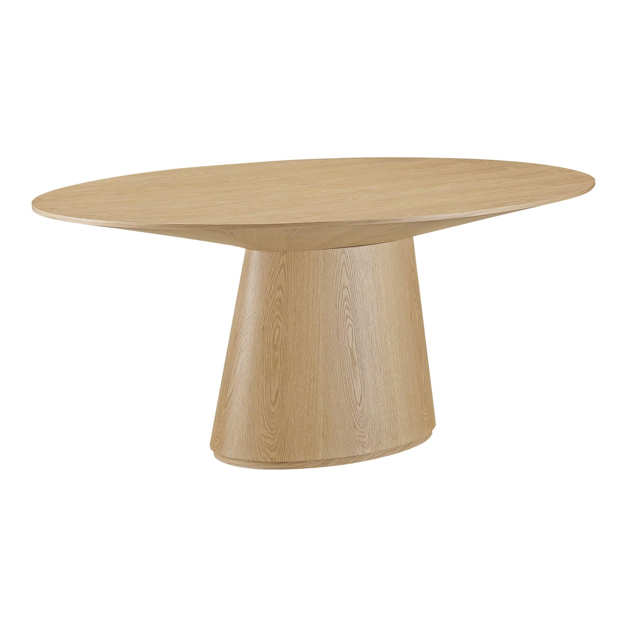 Otago Oval Dining Table Oak - Remutear