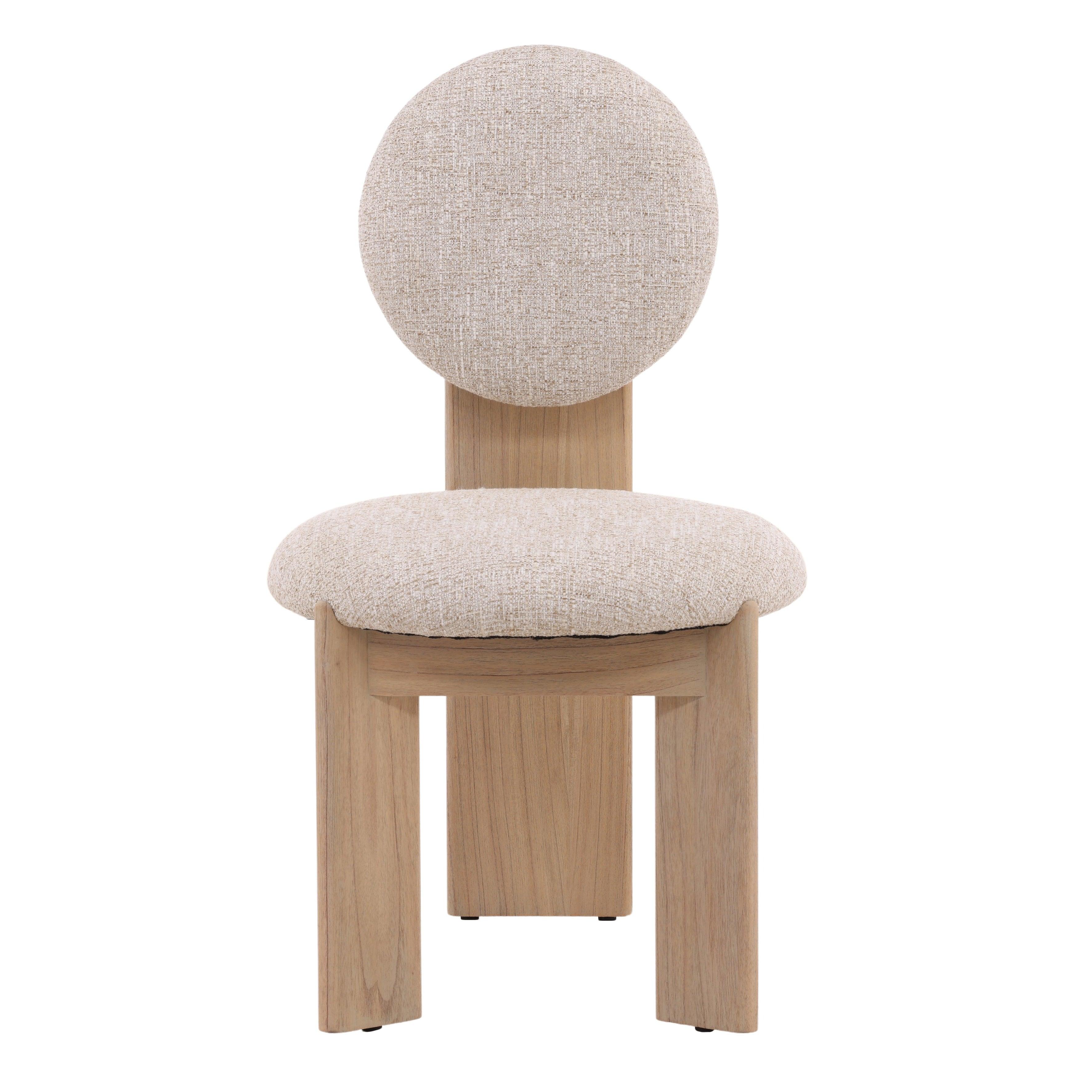Brissa Dining Chair Set of 2 Cream - Remutear