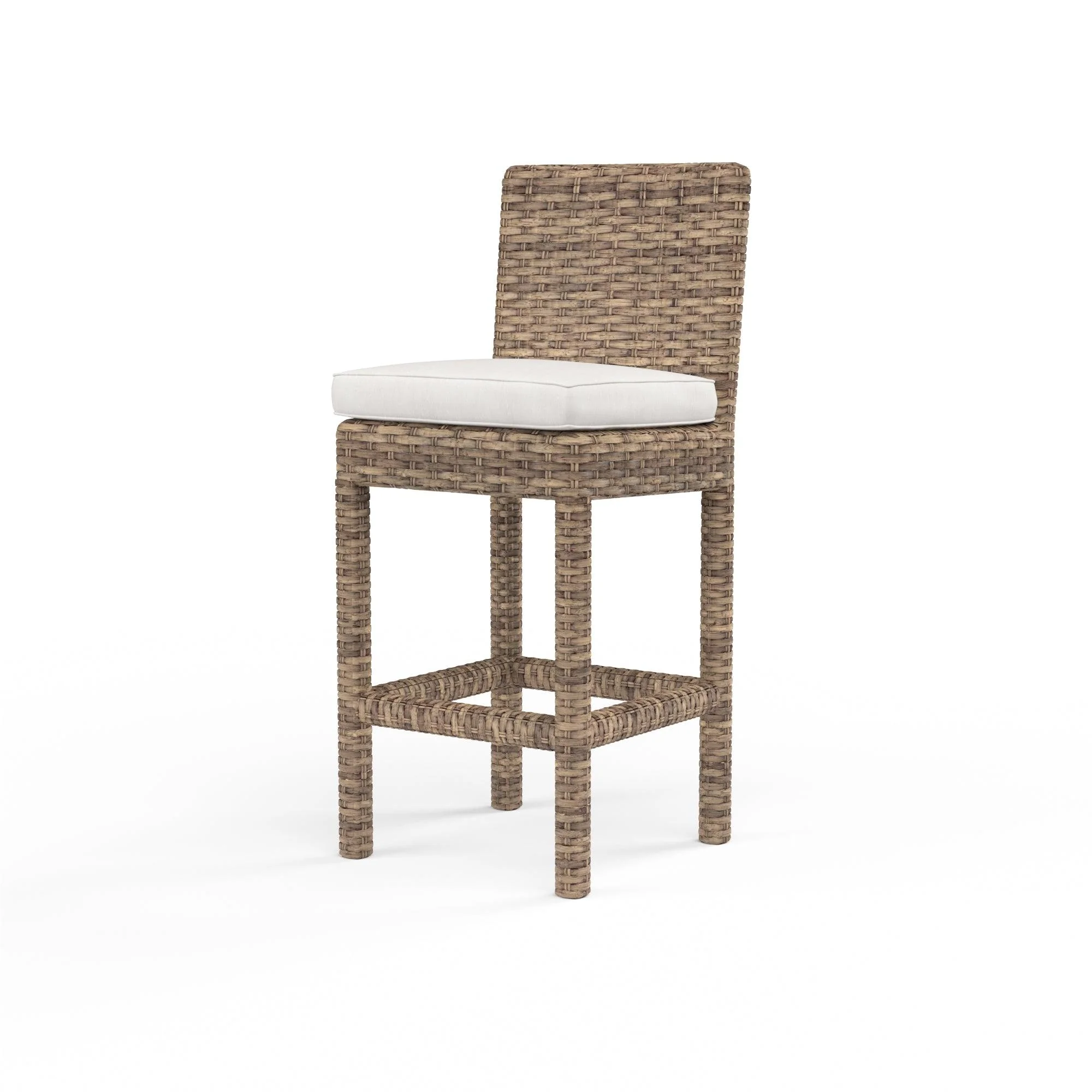 Havana Barstool in Canvas Flax w/ Self Welt - Remutear