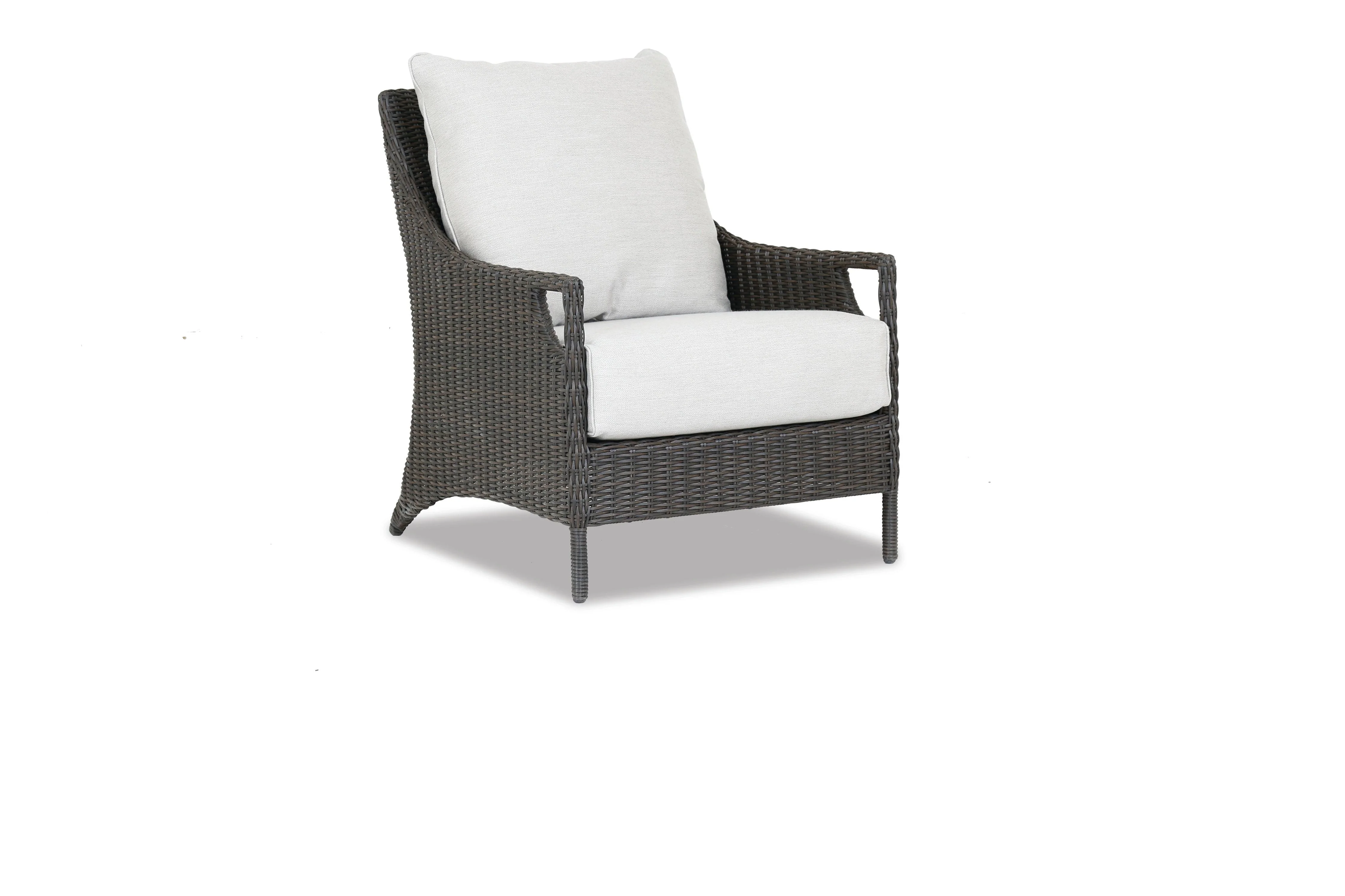 Lagos Club Chair in Cast Silver, No Welt - Remutear