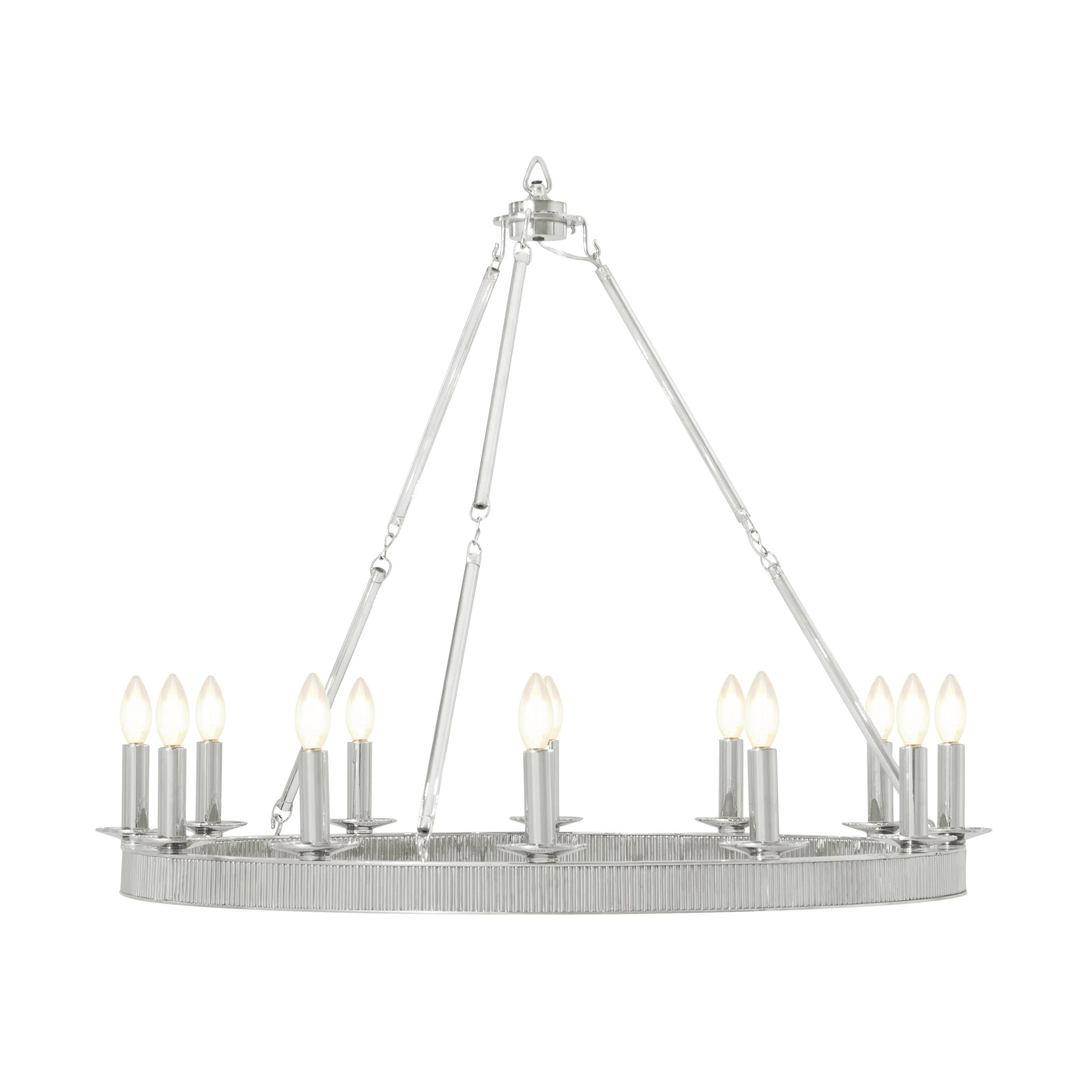 Simon Grande Round 12 Light Chandelier - Remutear