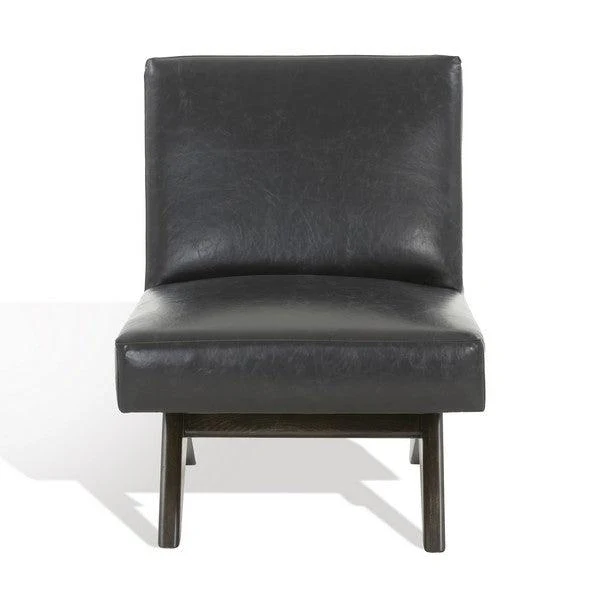 DEASHA VEGAN LEATHER ACCENT CHAIR - Remutear
