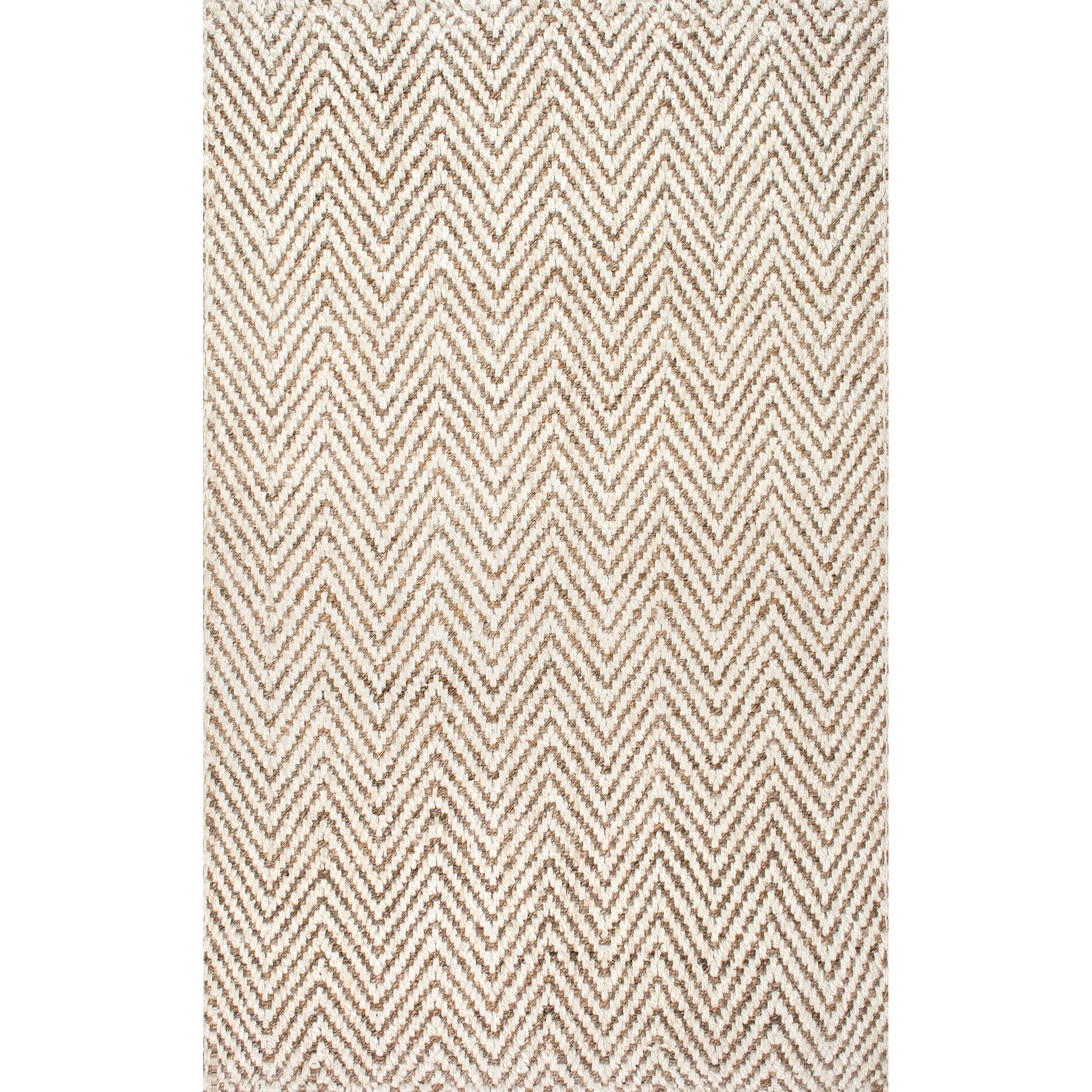 Vania Chevron Jute Area Rug - Remutear