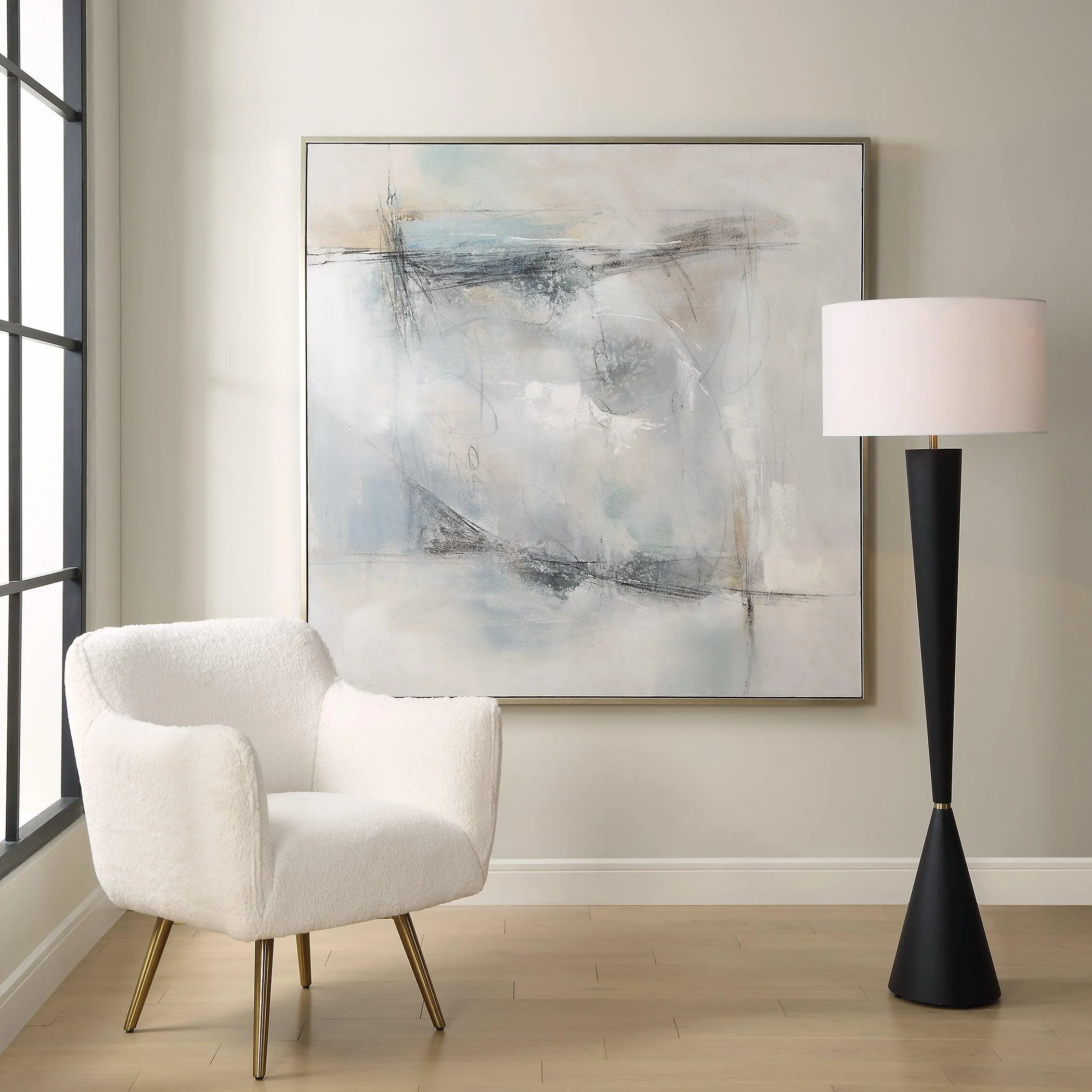 Contort Hand Painted Abstract Art - Remutear