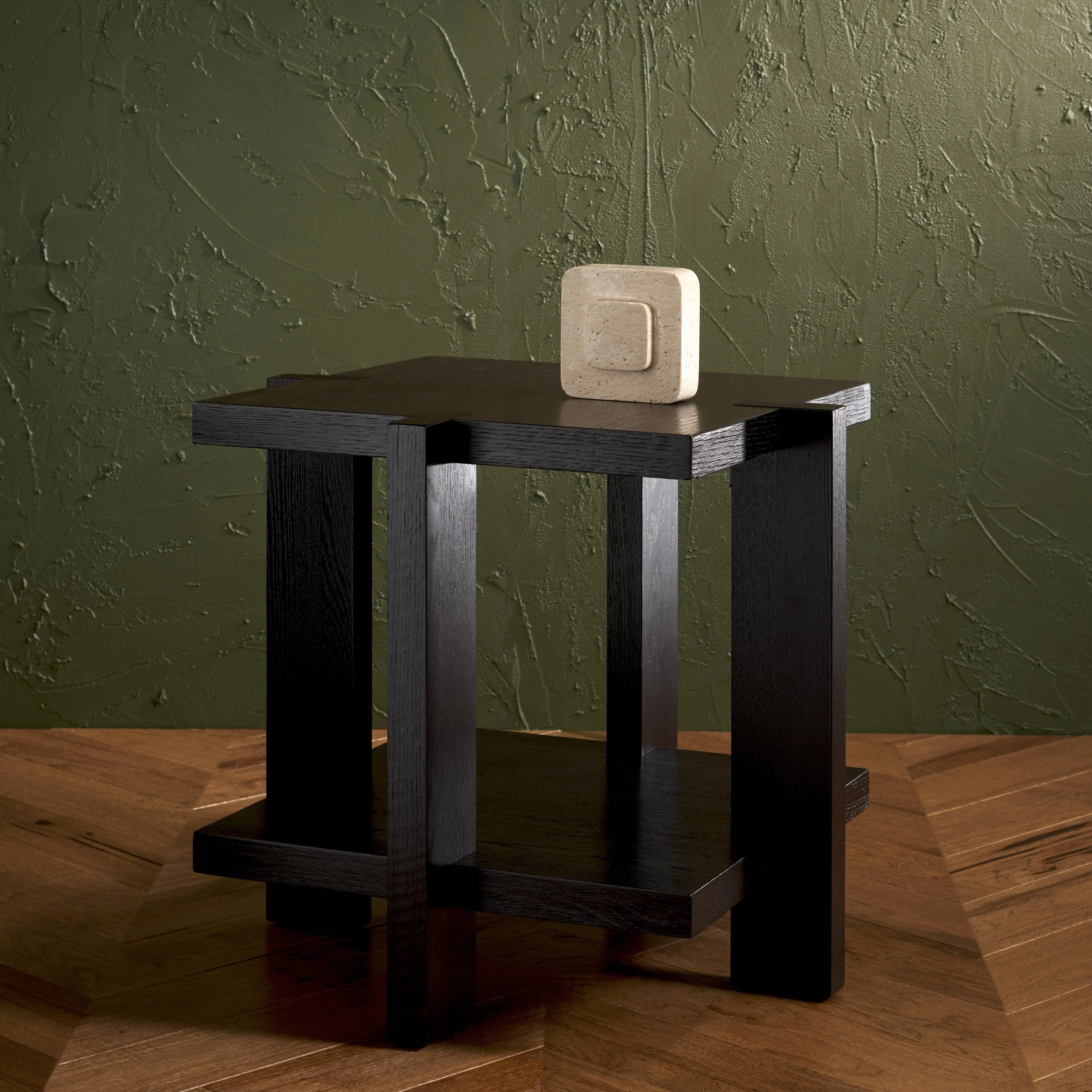 Quigley Square Wood Accent Table - Remutear