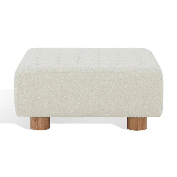 BRADFIELD SQUARE BOUCLE OTTOMAN - Remutear