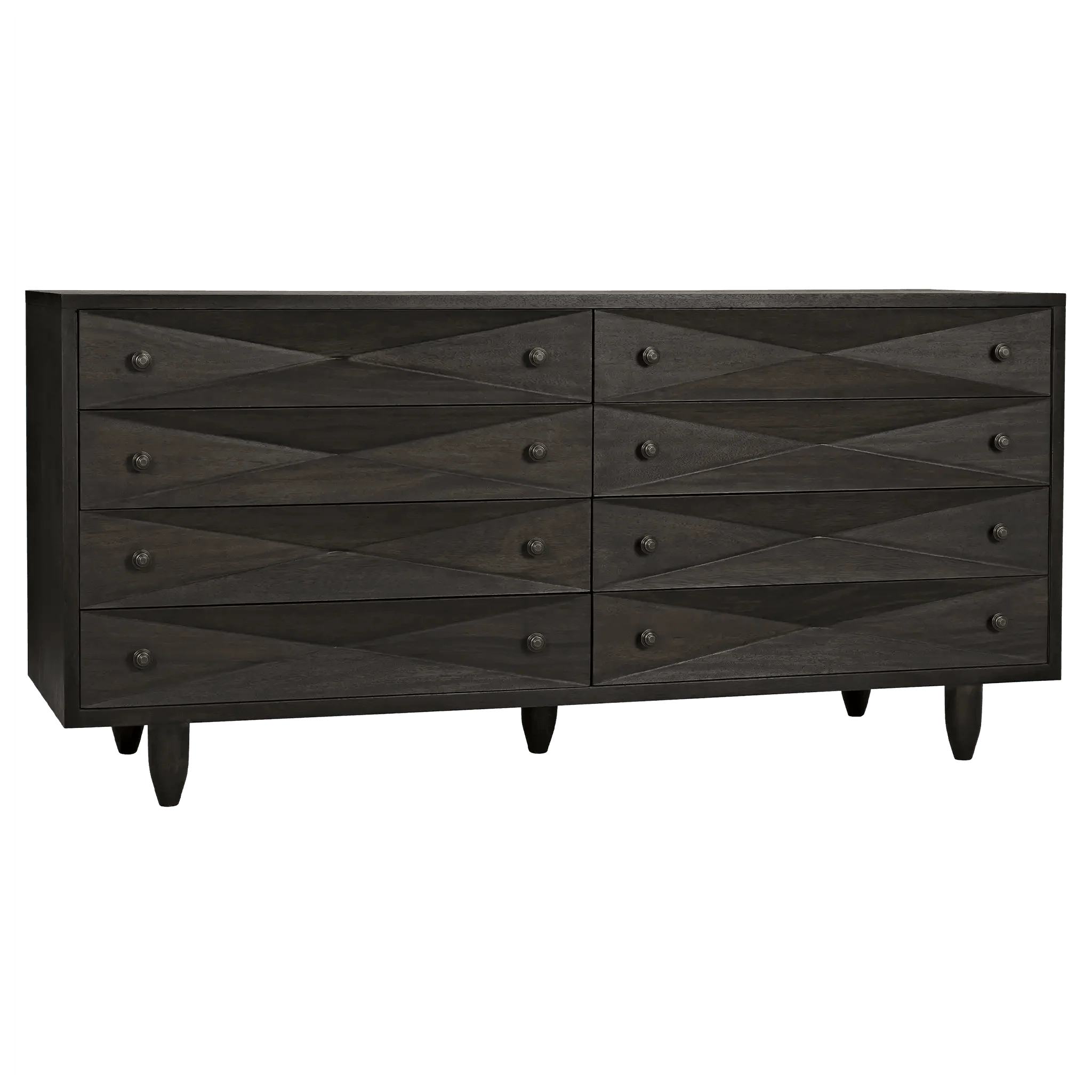 Diamond Double Chest, Ebony Walnut - Remutear
