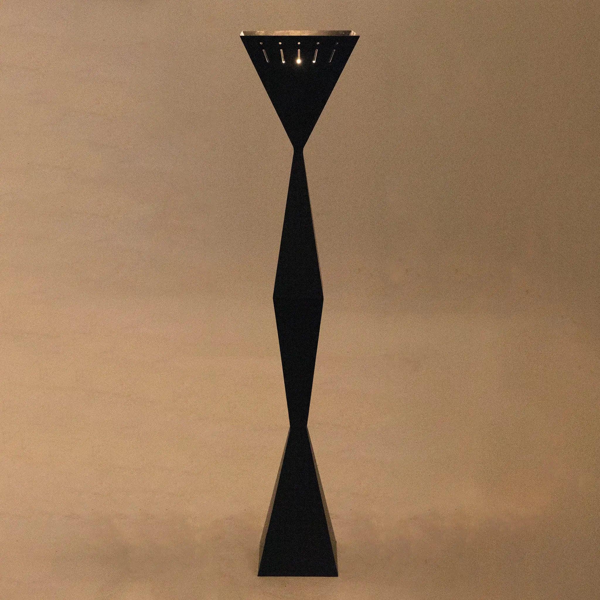 Brixton Floor Lamp, Black Steel - Remutear