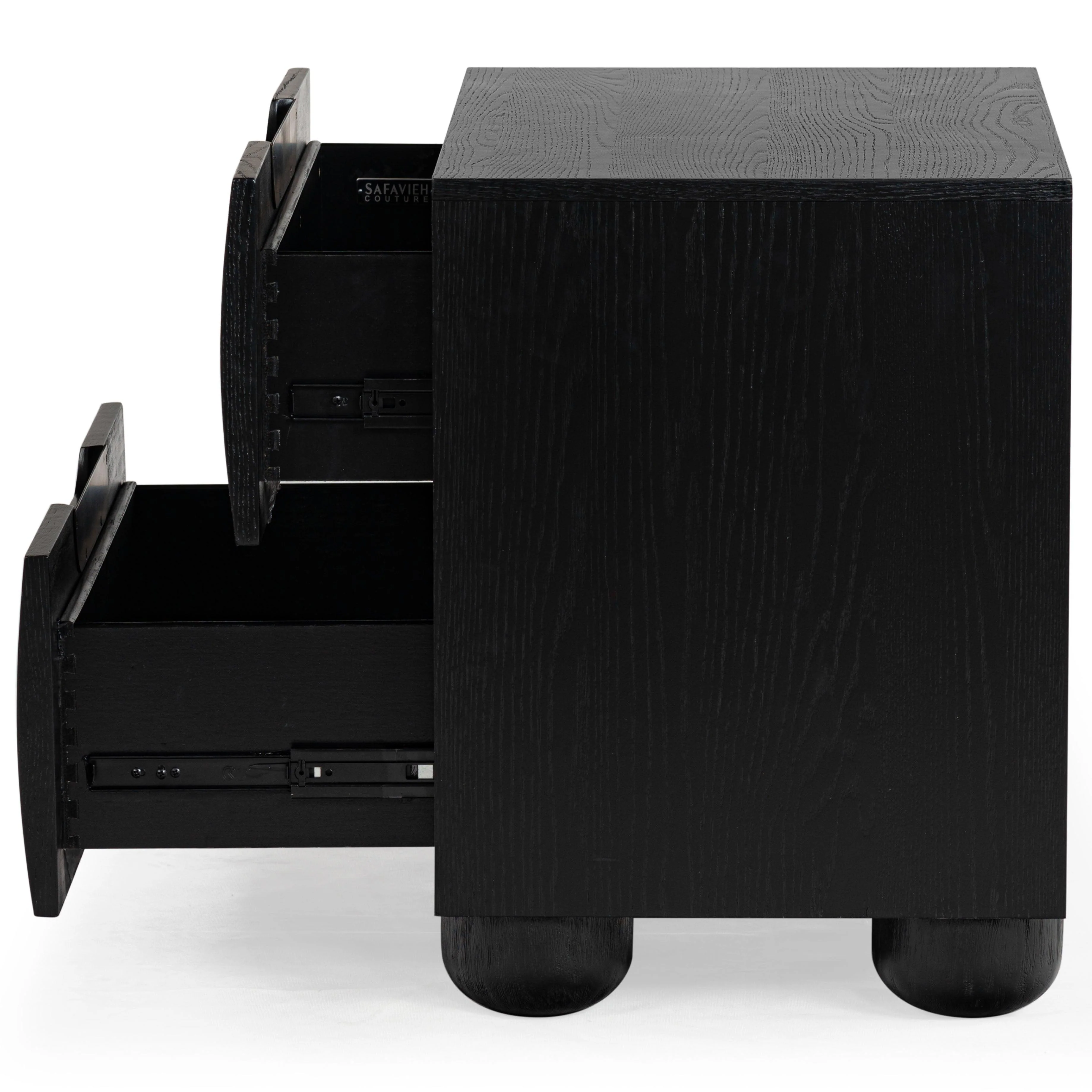 Beethoven Wood 2 Drawer Nightstand - Remutear
