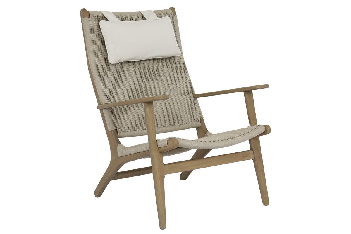 Coastal Teak Cushionless Highback Chair - Remutear