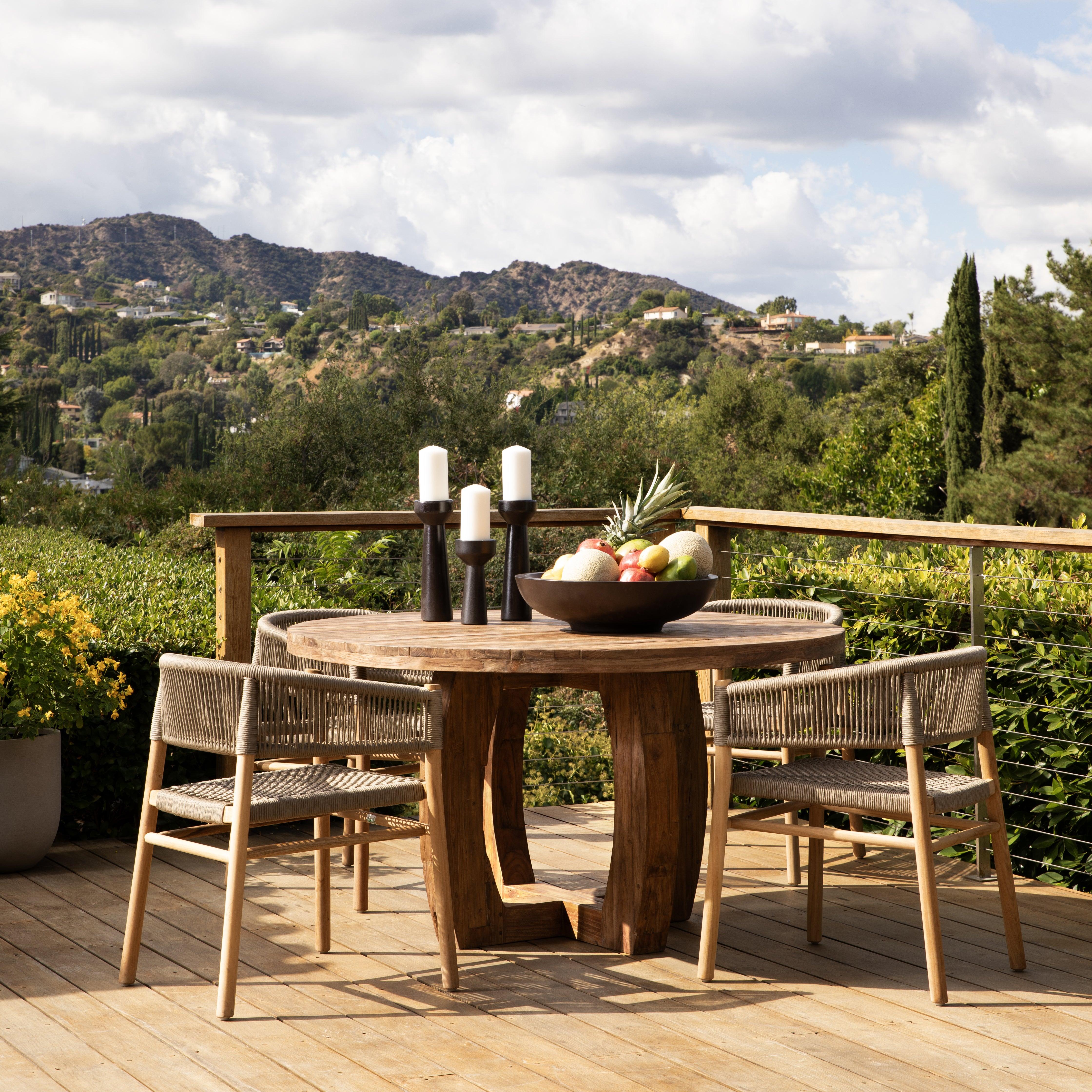 Jane Round Outdoor Dining Table - Remutear