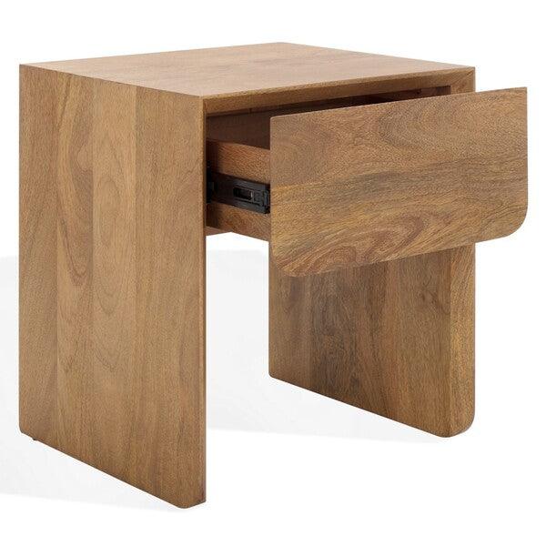 Grigorio 1 Drawer Wood Nightstand - Remutear