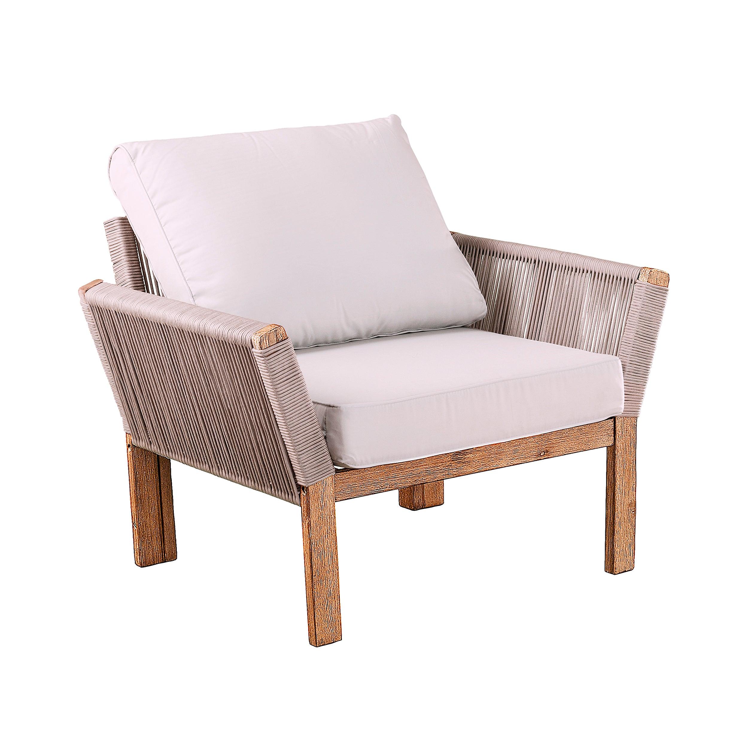 Brendina Outdoor Armchair w/ Cushions – 2pc Set - Remutear