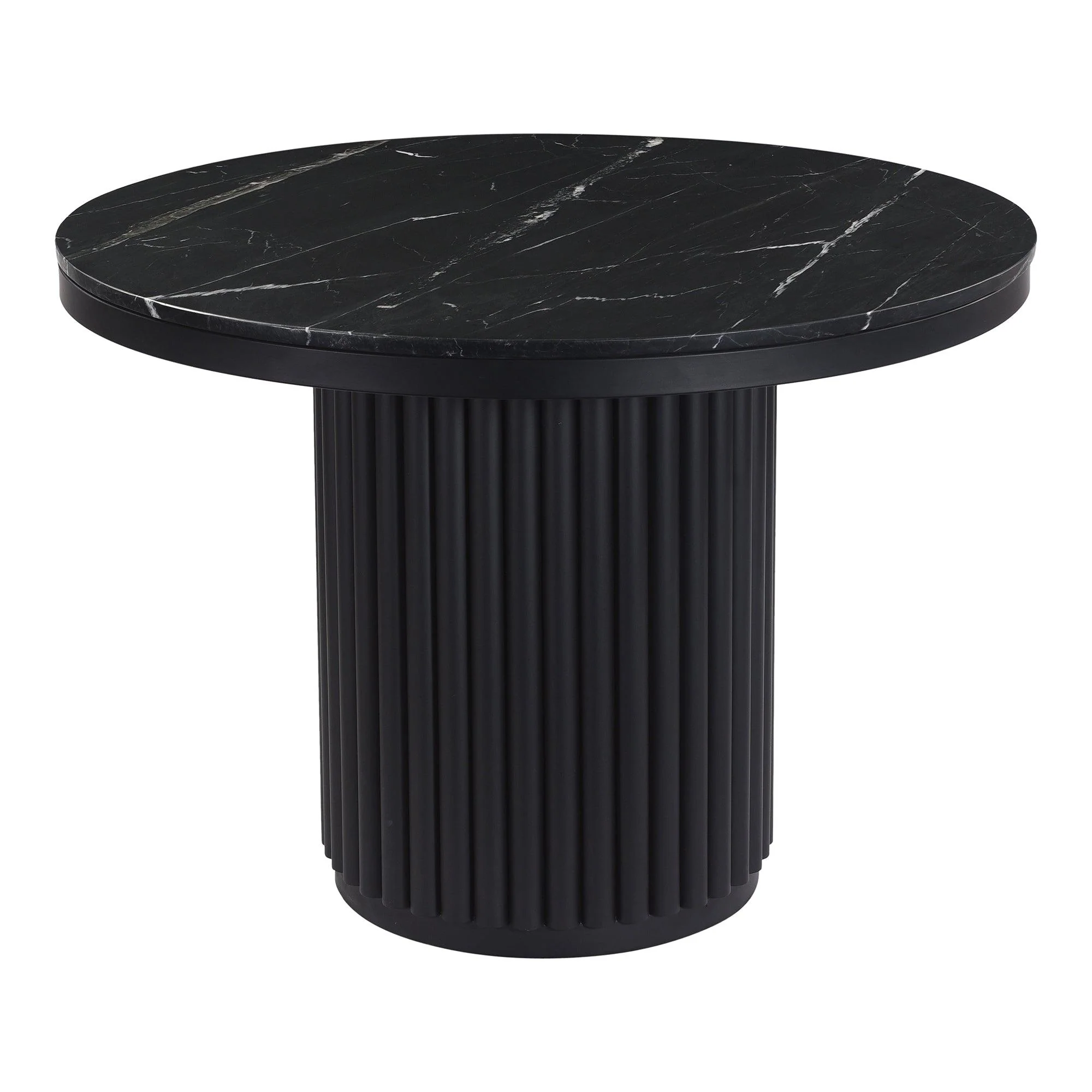 Tower Dining Table Black Marble - Remutear