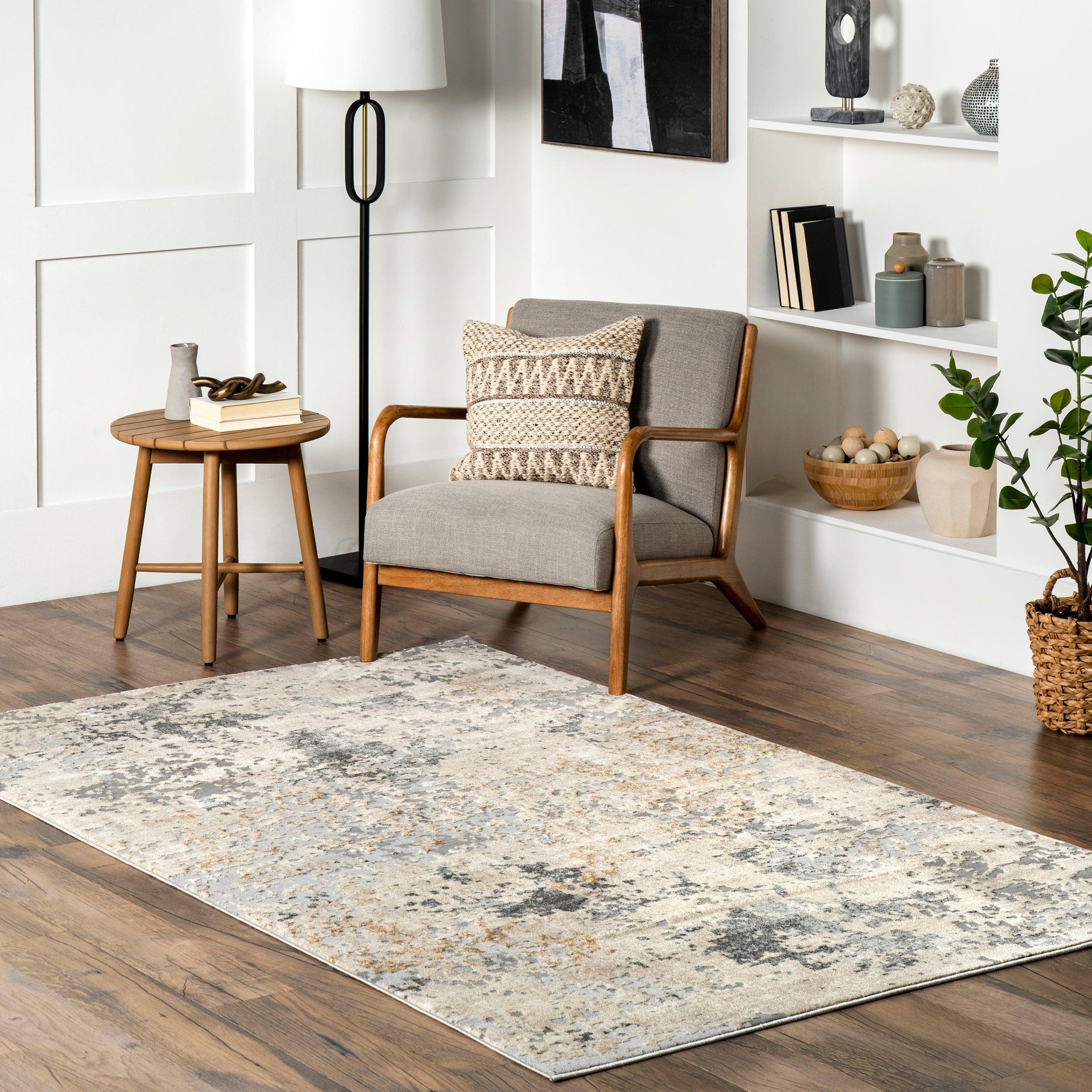 Chastin Modern Abstract Area Rug - Remutear
