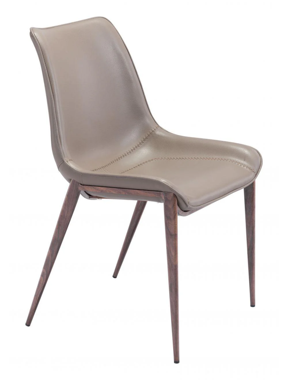 Magnus Dining Chair (Set of 2) Gray & Walnut - Remutear
