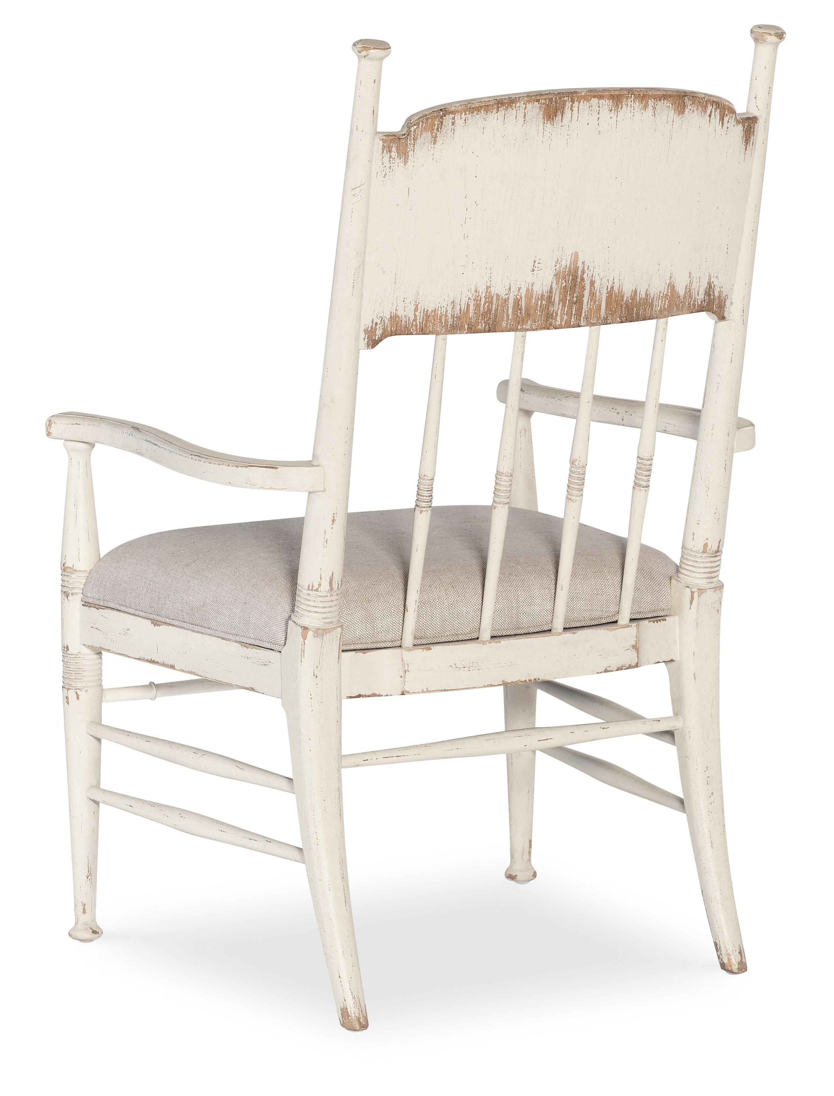 Americana Upholstered Seat Arm Chair - Set of 2 - Daisy - Remutear