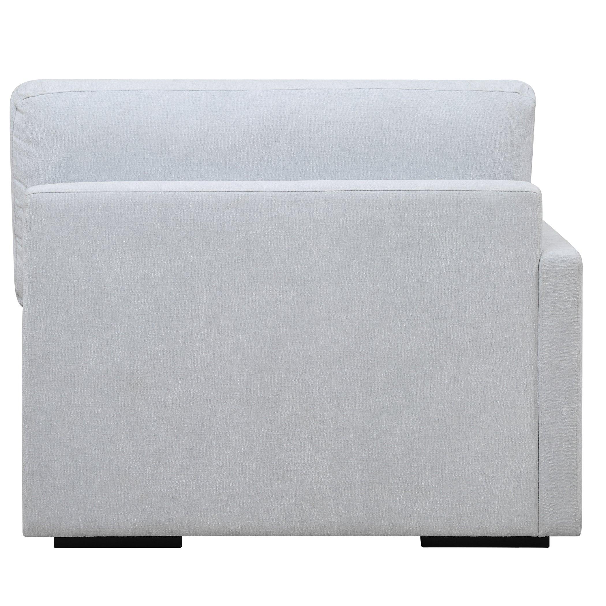 Refuge Cloud Blue Left Arm Facing Sofa - Remutear