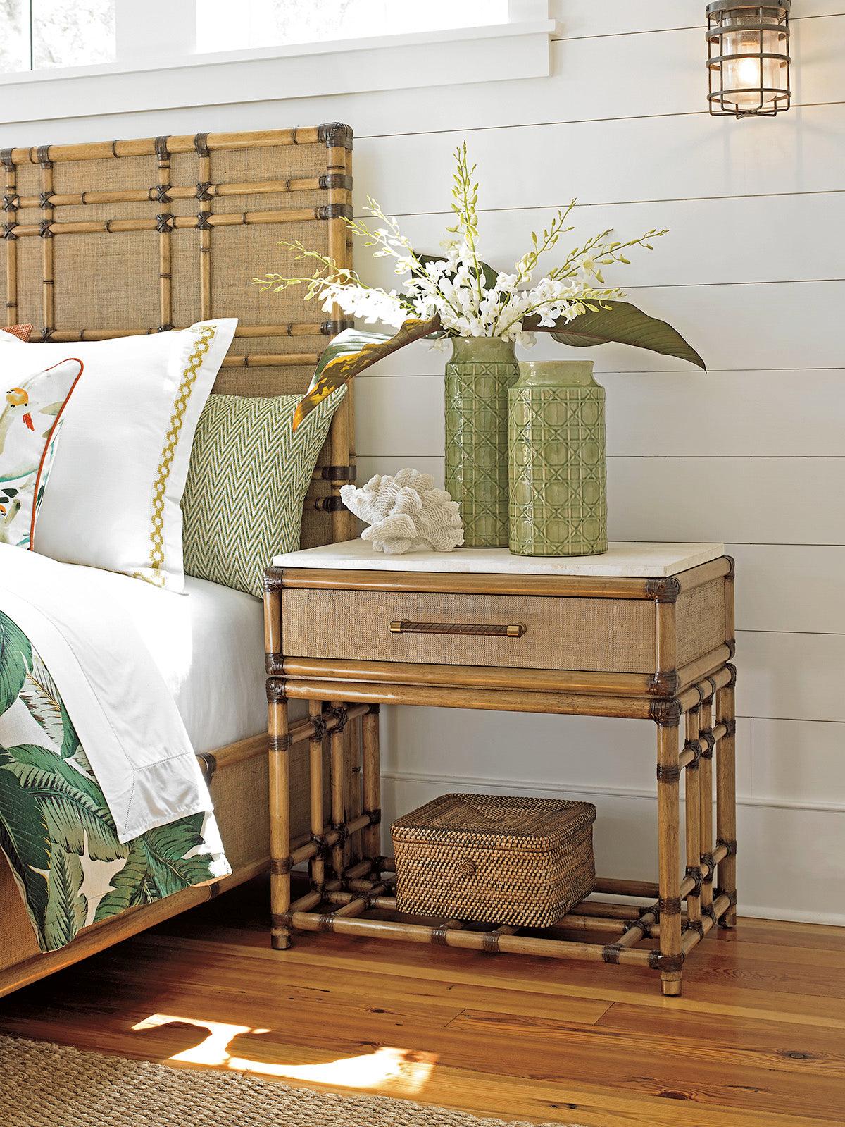Twin Palms Cordoba Open Nightstand - Remutear