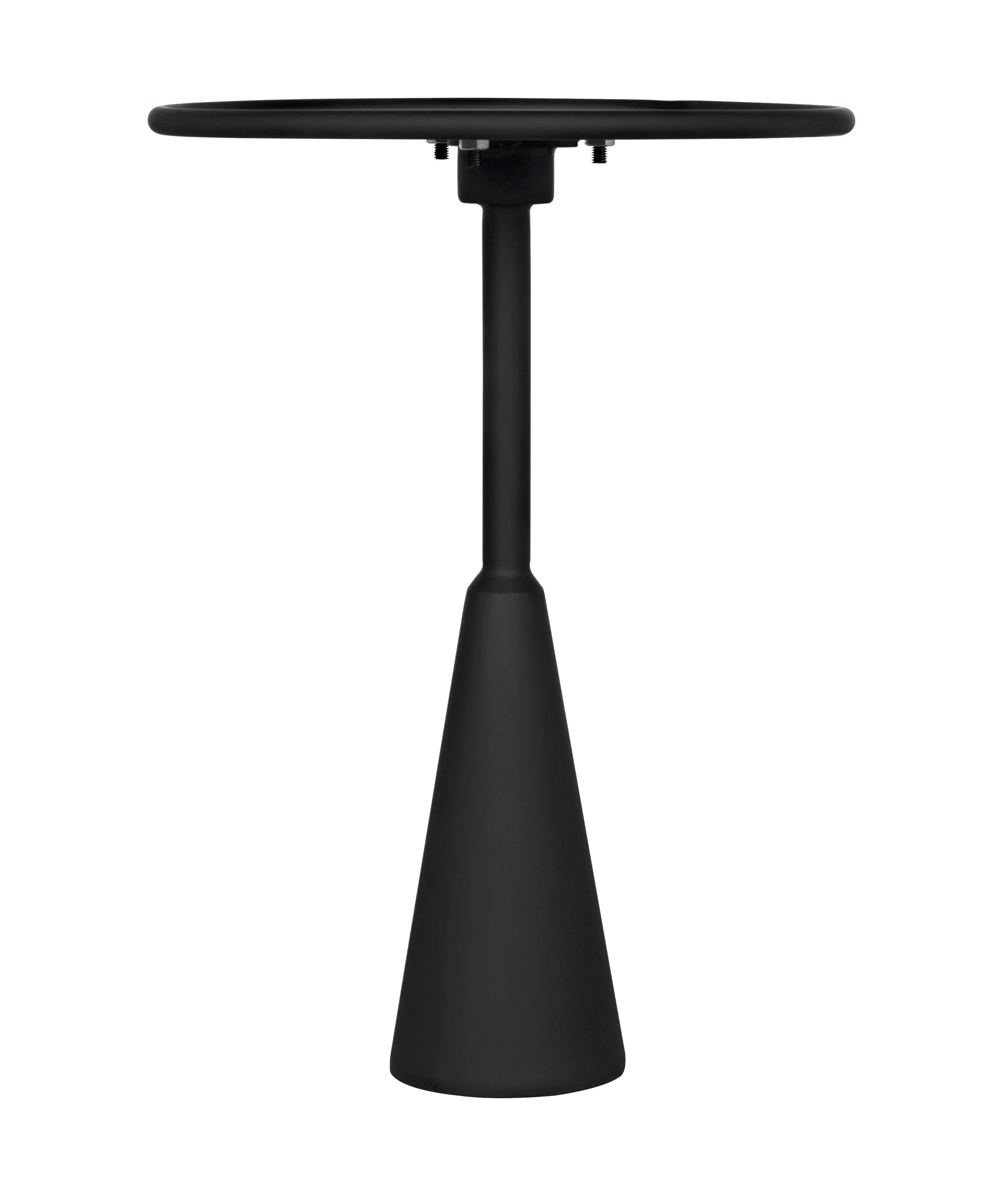 Hiro Side Table, Black Steel - Remutear