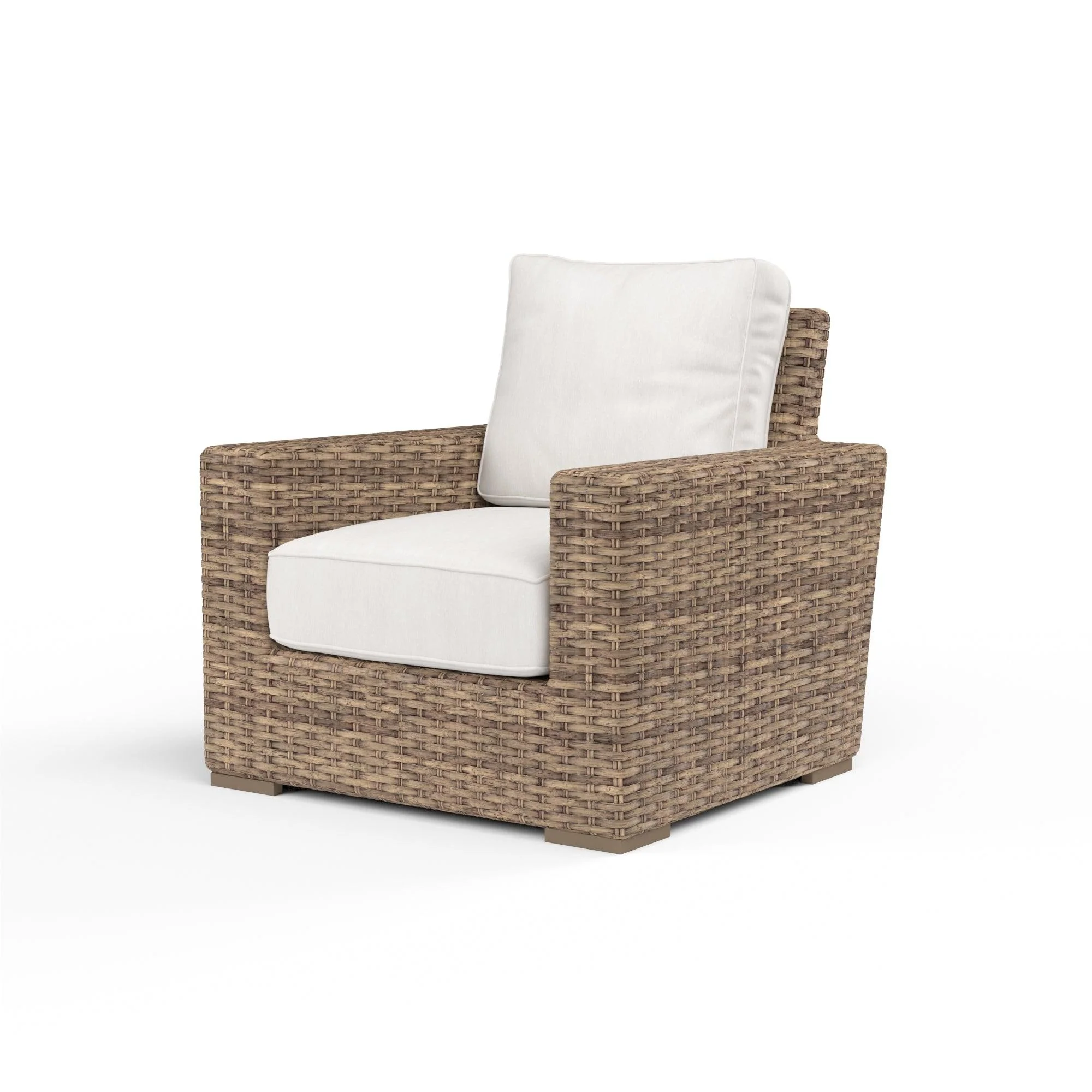 Havana Club Chair in Canvas Flax w/ Self Welt - Remutear
