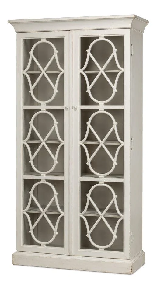 Sonya Bookcase - Antique White - Remutear