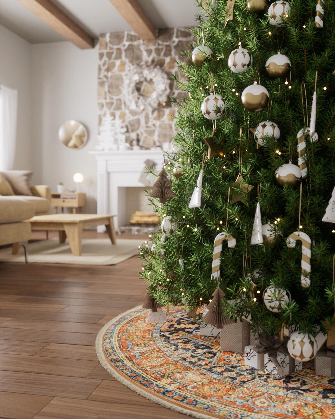Vintage Tree Skirt 2 Rug - Remutear
