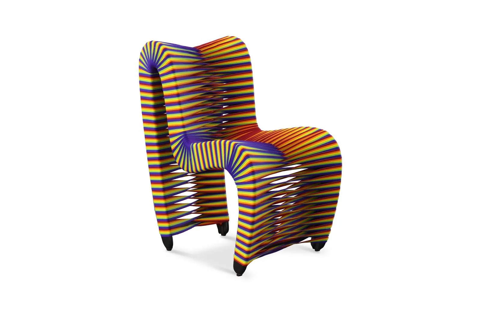 Seat Belt Dining Chair, Rainbow/Pride - Remutear